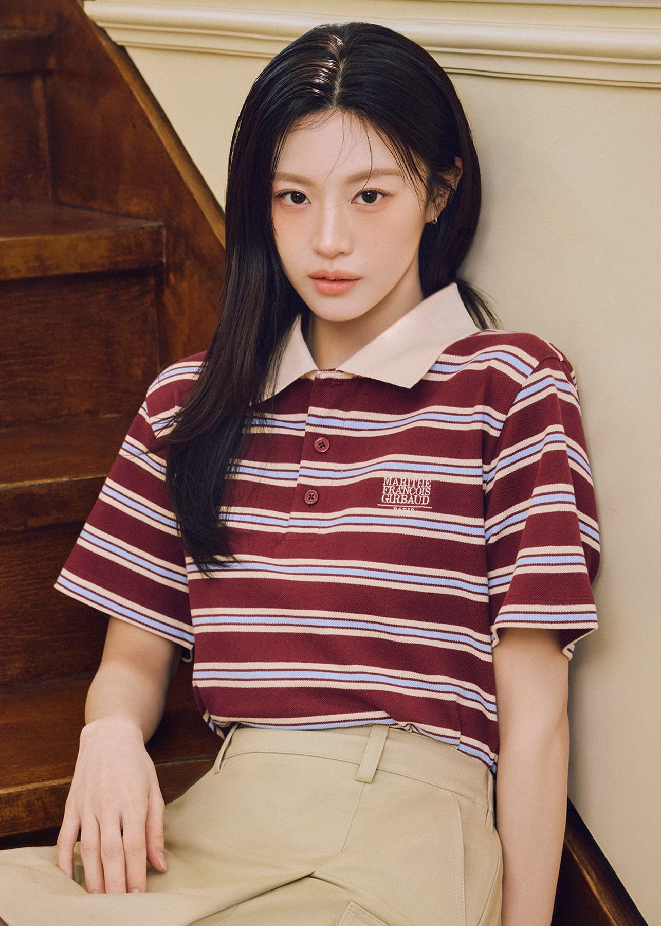 SMALL CLASSIC LOGO PK COLLAR TEE
