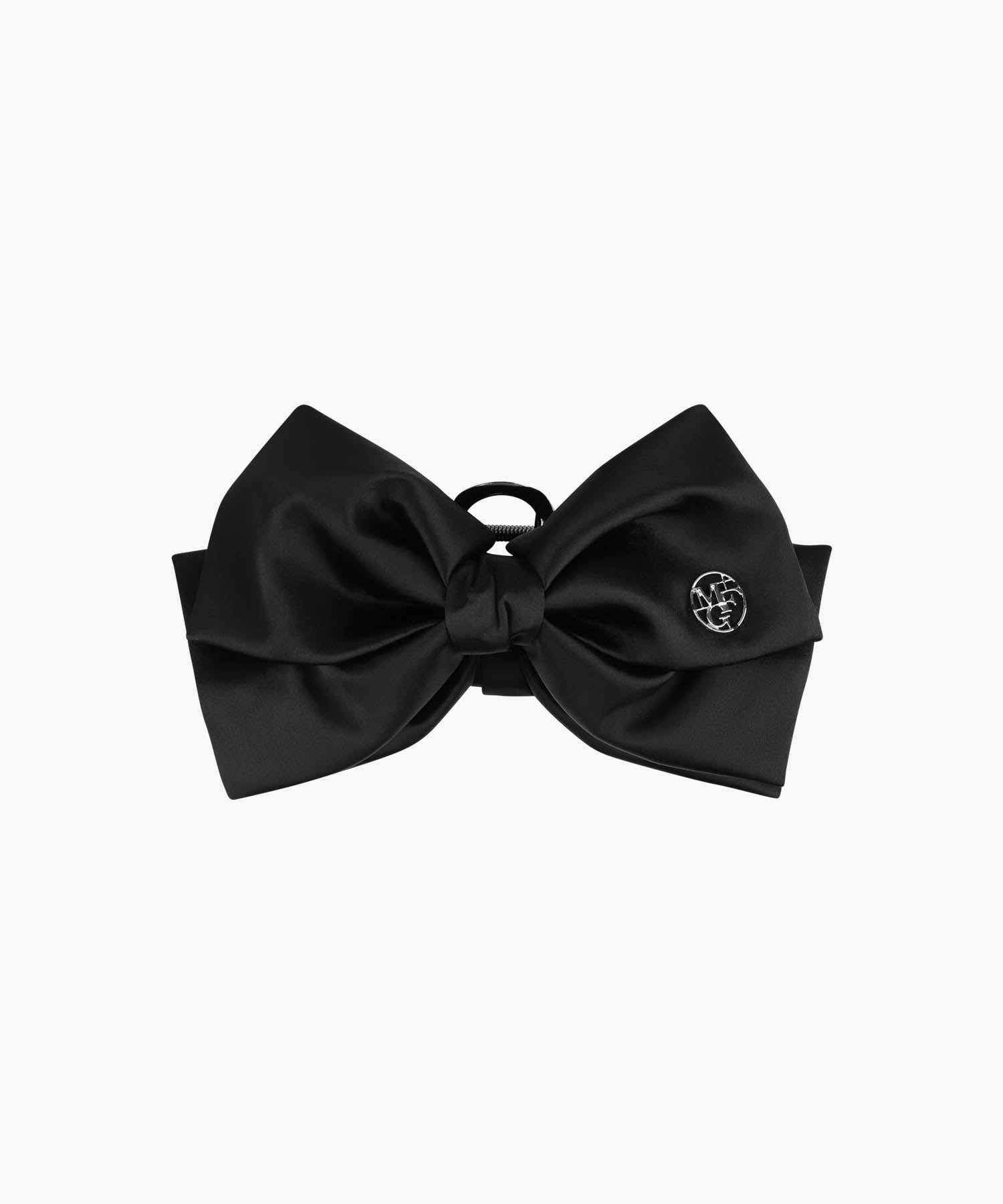 CIRCLE LOGO RIBBON HAIR CLIP