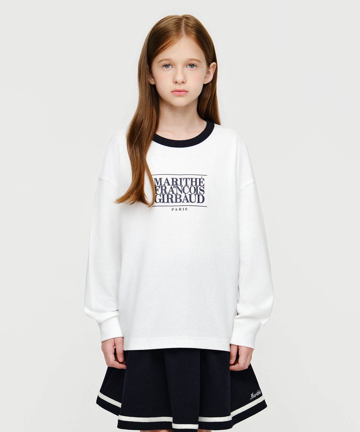 KIDS CLASSIC LOGO LONG SLEEVE RINGER TEE