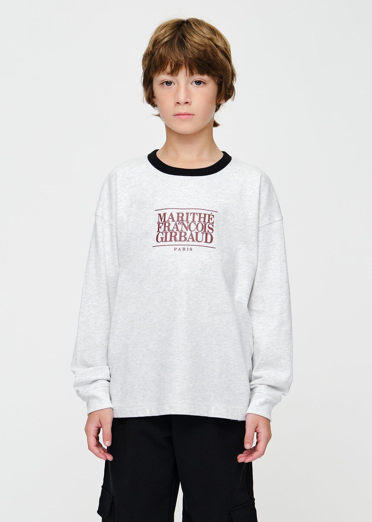 KIDS CLASSIC LOGO LONG SLEEVE RINGER TEE