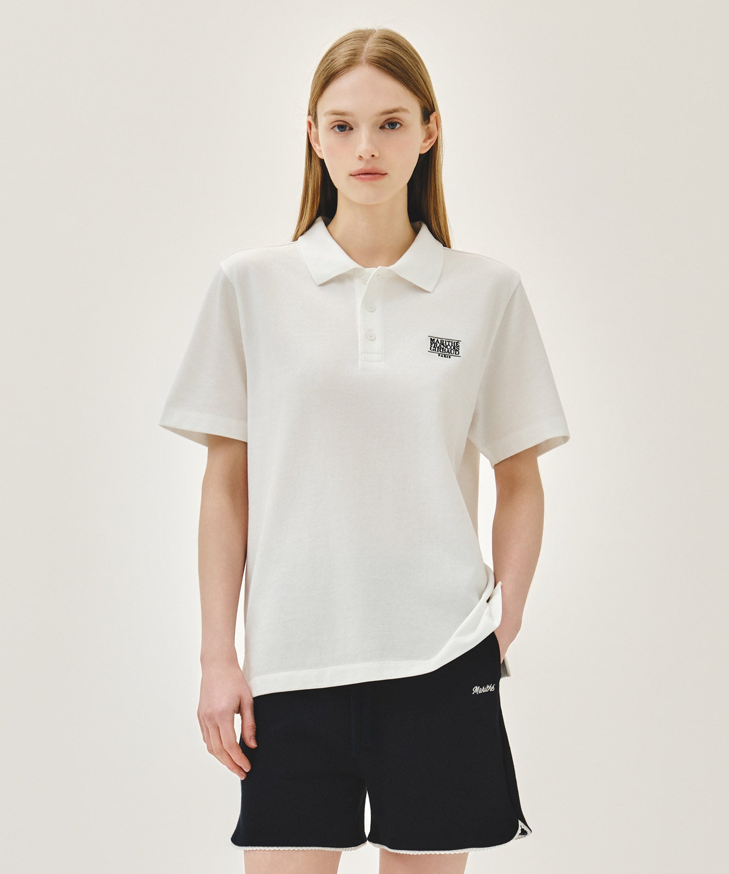 SMALL CLASSIC LOGO PK COLLAR TEE