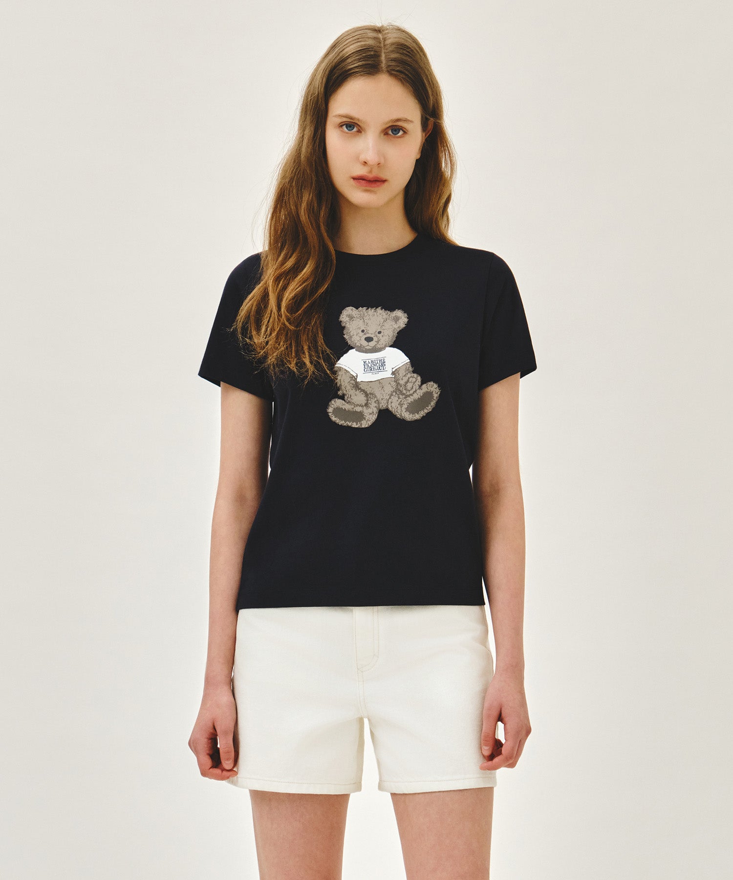 W DOODLE BEAR TEE