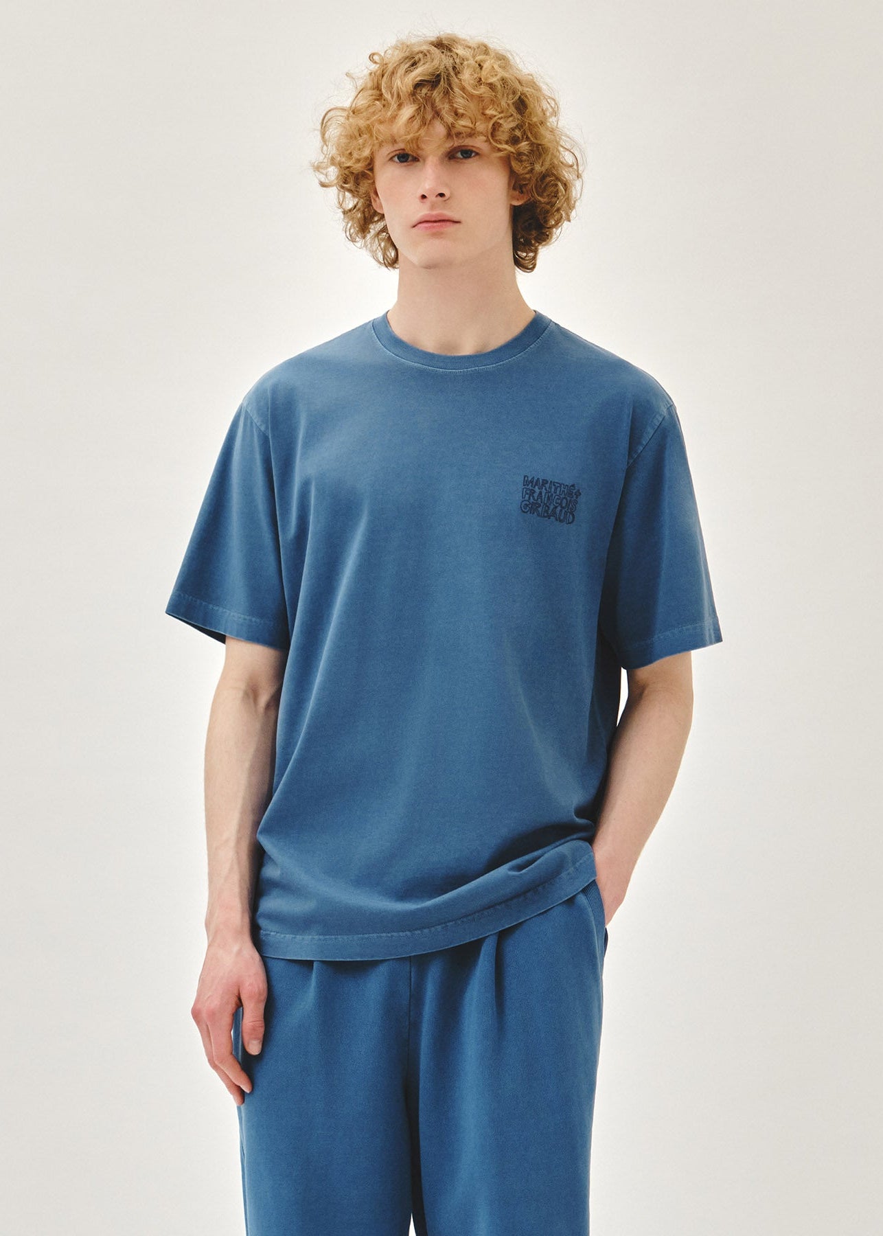 DRAWING LOGO DYEING TEE