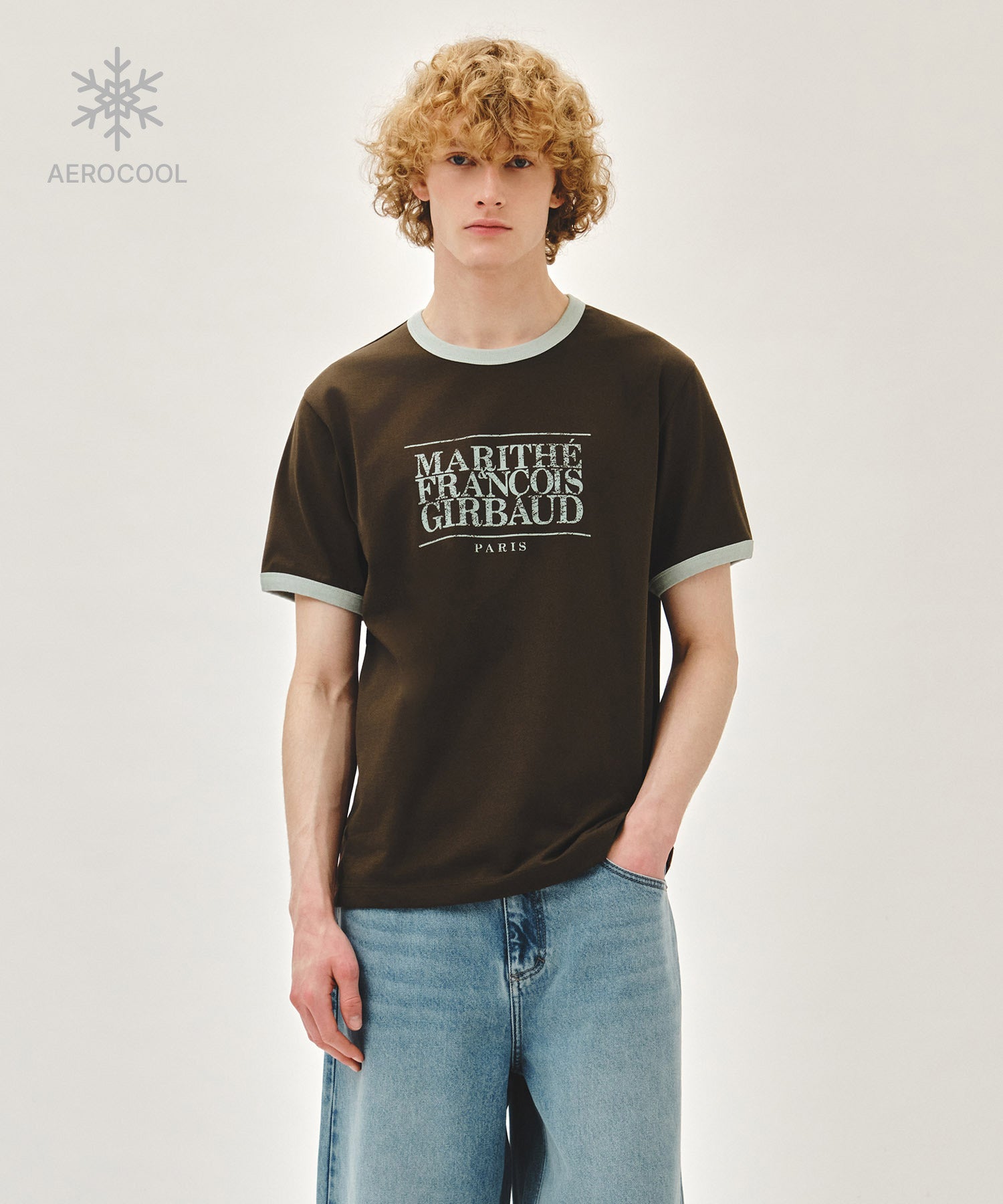 AEROCOOL CRACK CLASSIC LOGO RINGER TEE
