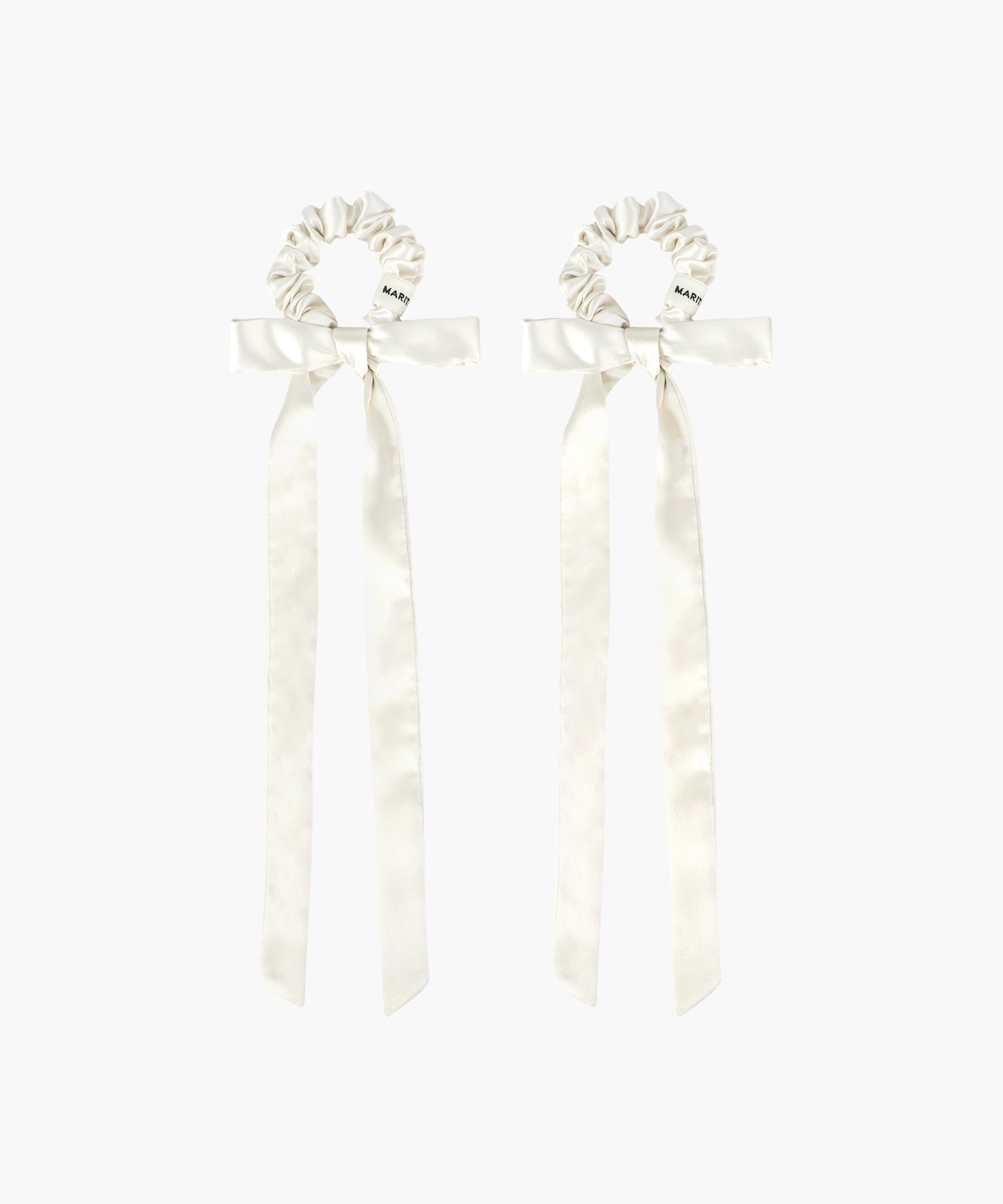 REGULAR LOGO SATIN HAIR RIBBON SCRUNCHIE 2PACK