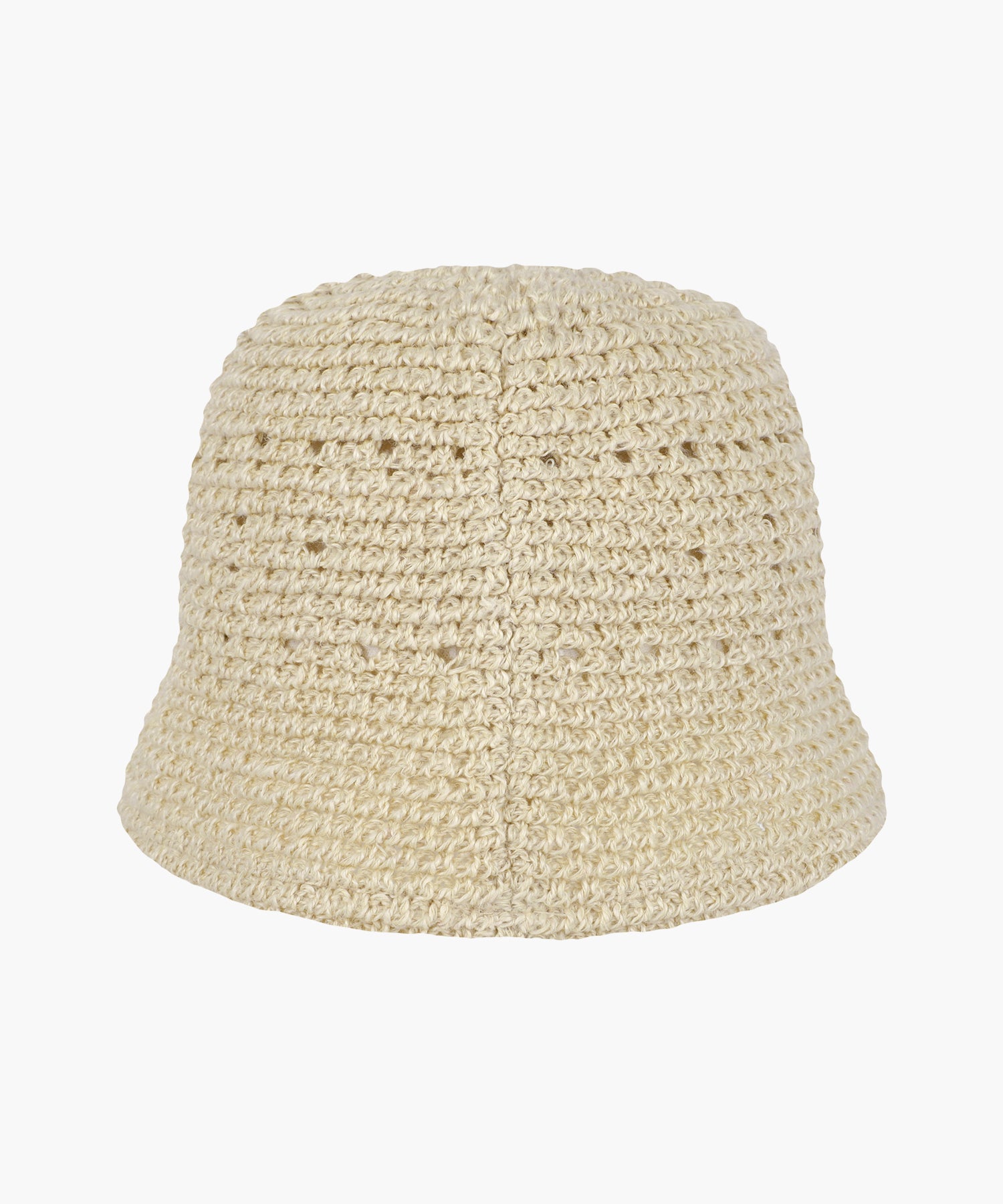 CIRCLE LOGO CROCHET BUCKET HAT