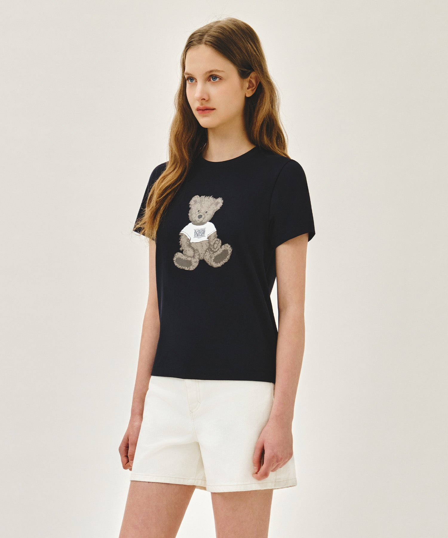 W DOODLE BEAR TEE