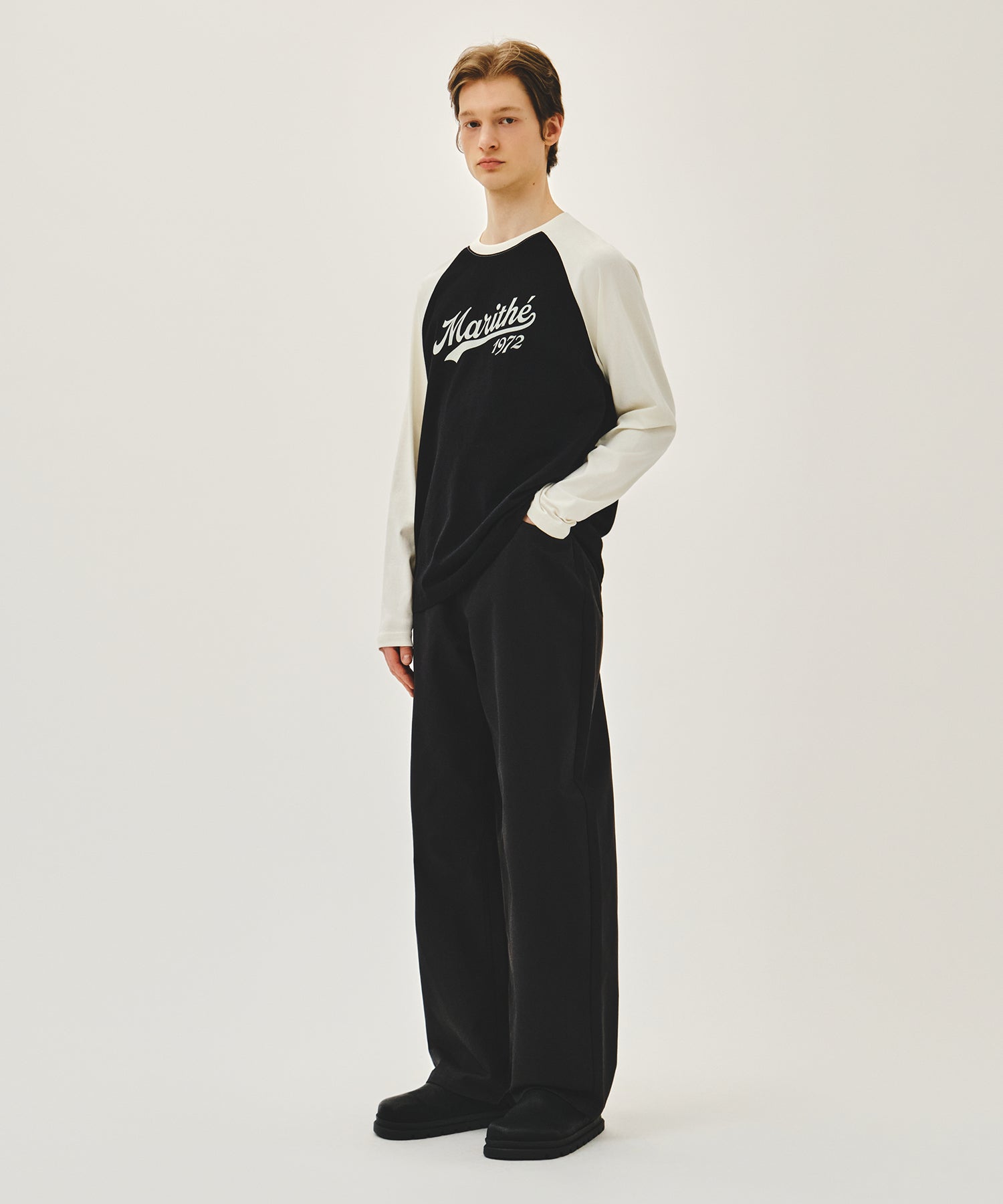 M CURVED CHINO PANTS