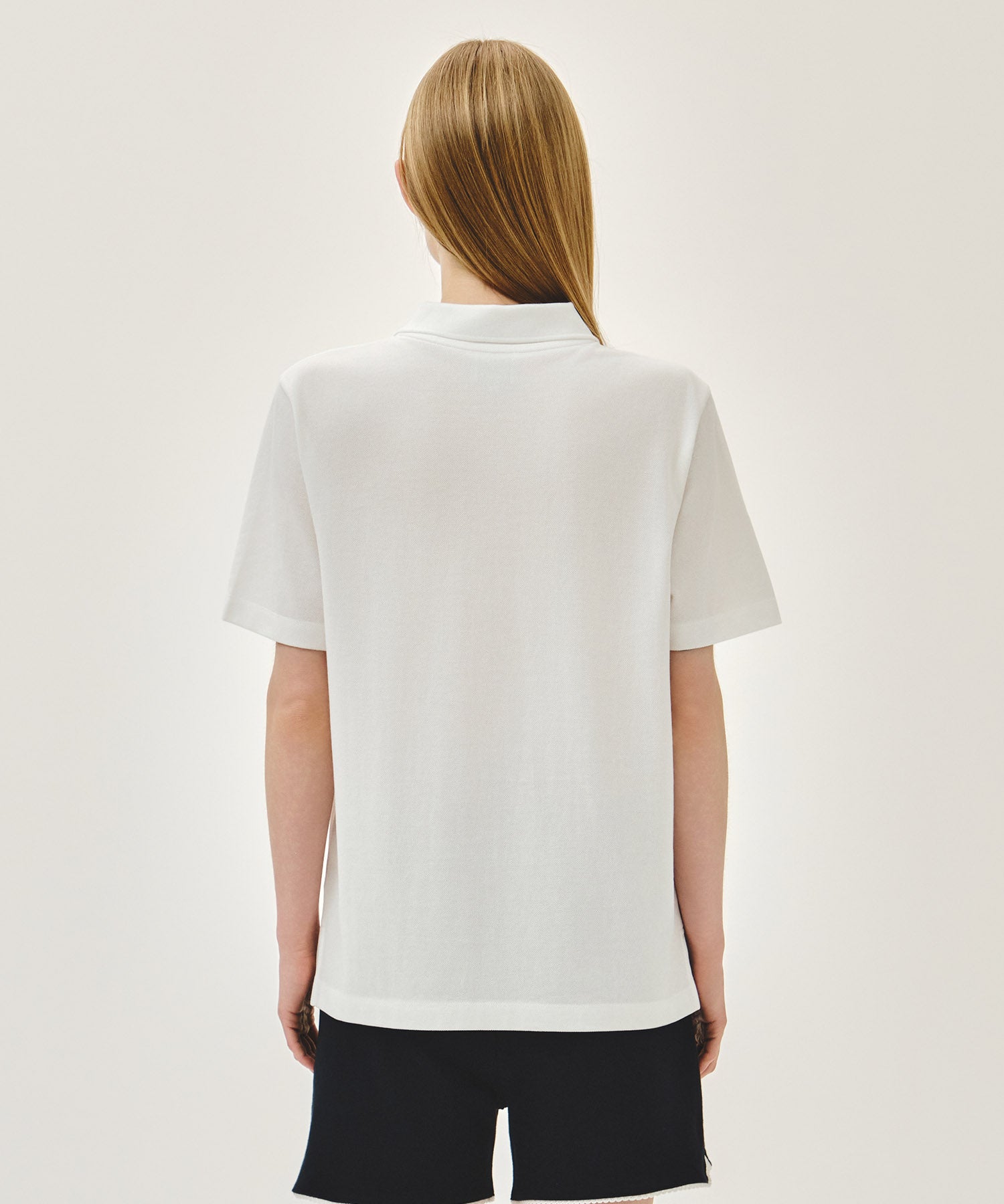 SMALL CLASSIC LOGO PK COLLAR TEE