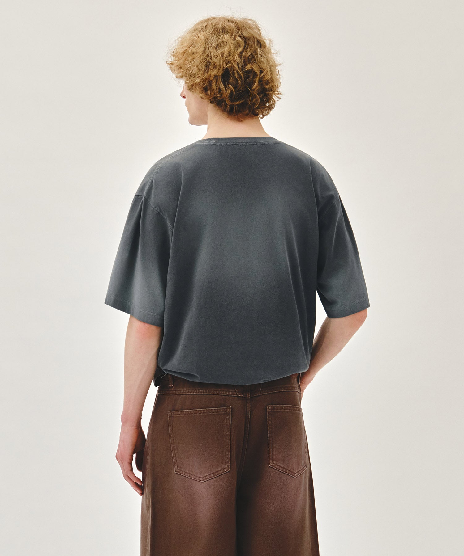 GRADATION OVERSIZED DYEING TEE