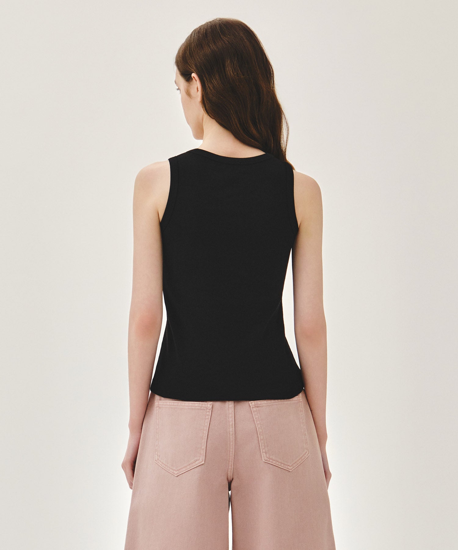 W RIBBON CLASSIC LOGO SLEEVELESS