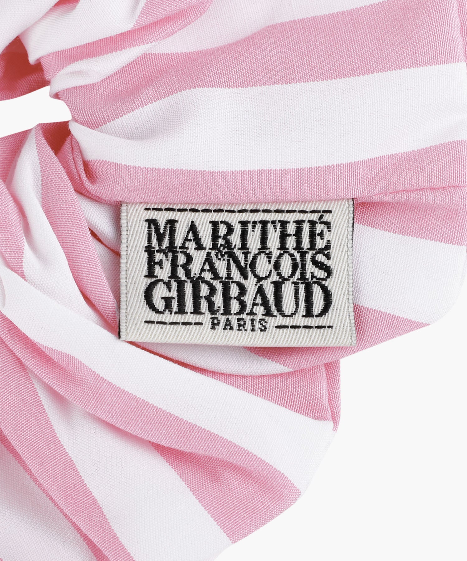 CLASSIC LOGO STRIPE HAIR SCRUNCHIE
