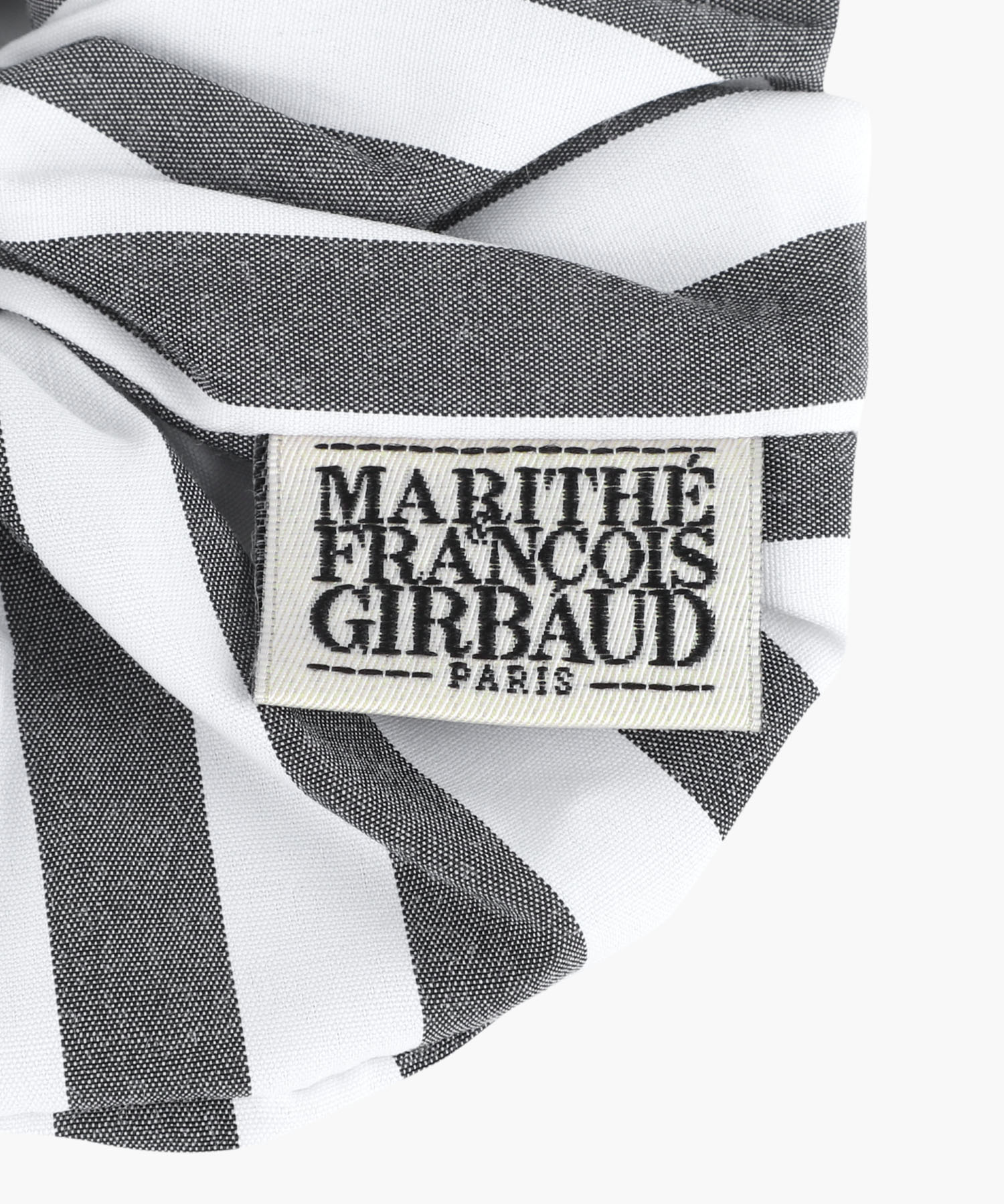 CLASSIC LOGO STRIPE HAIR SCRUNCHIE