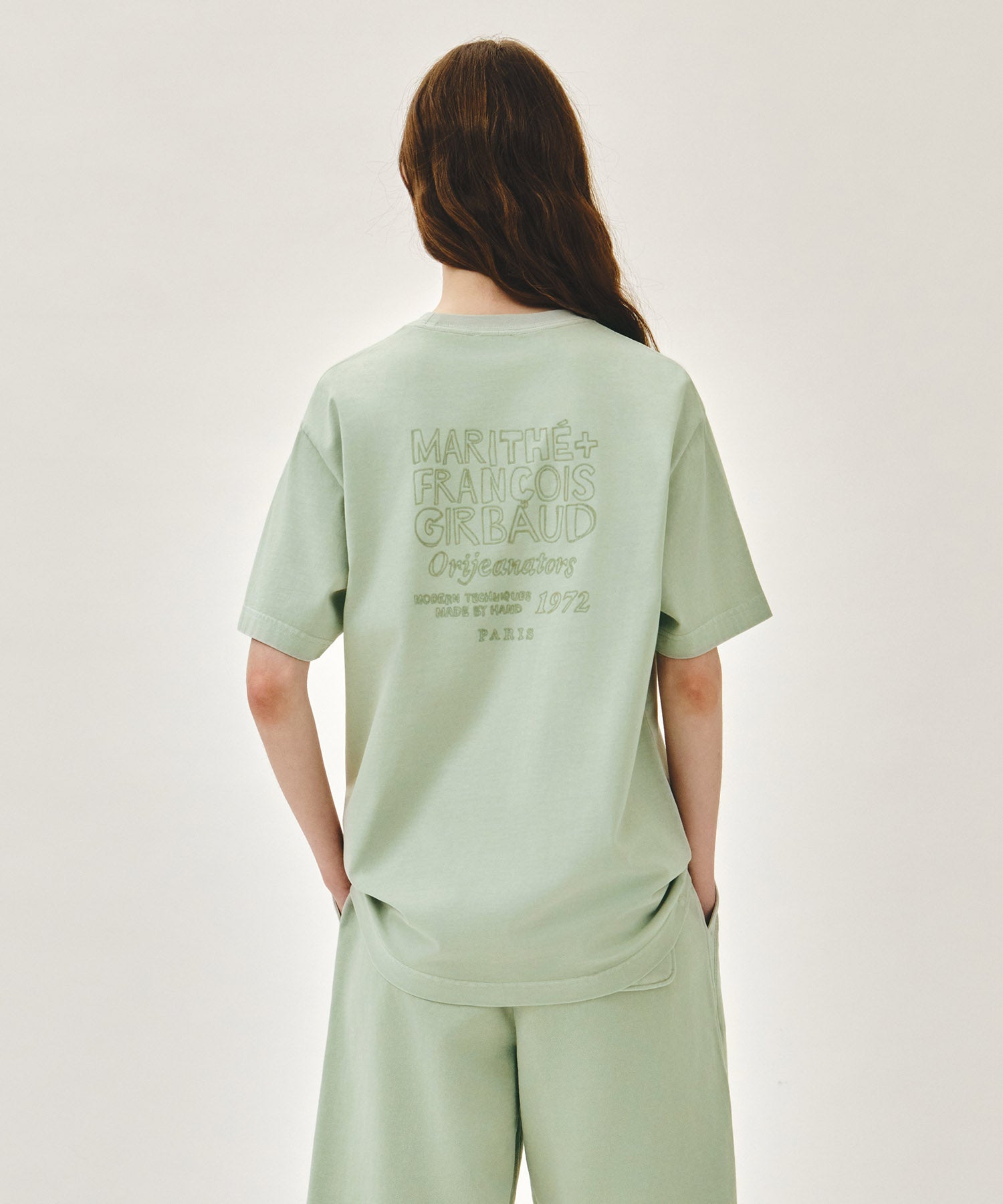 DRAWING LOGO DYEING TEE