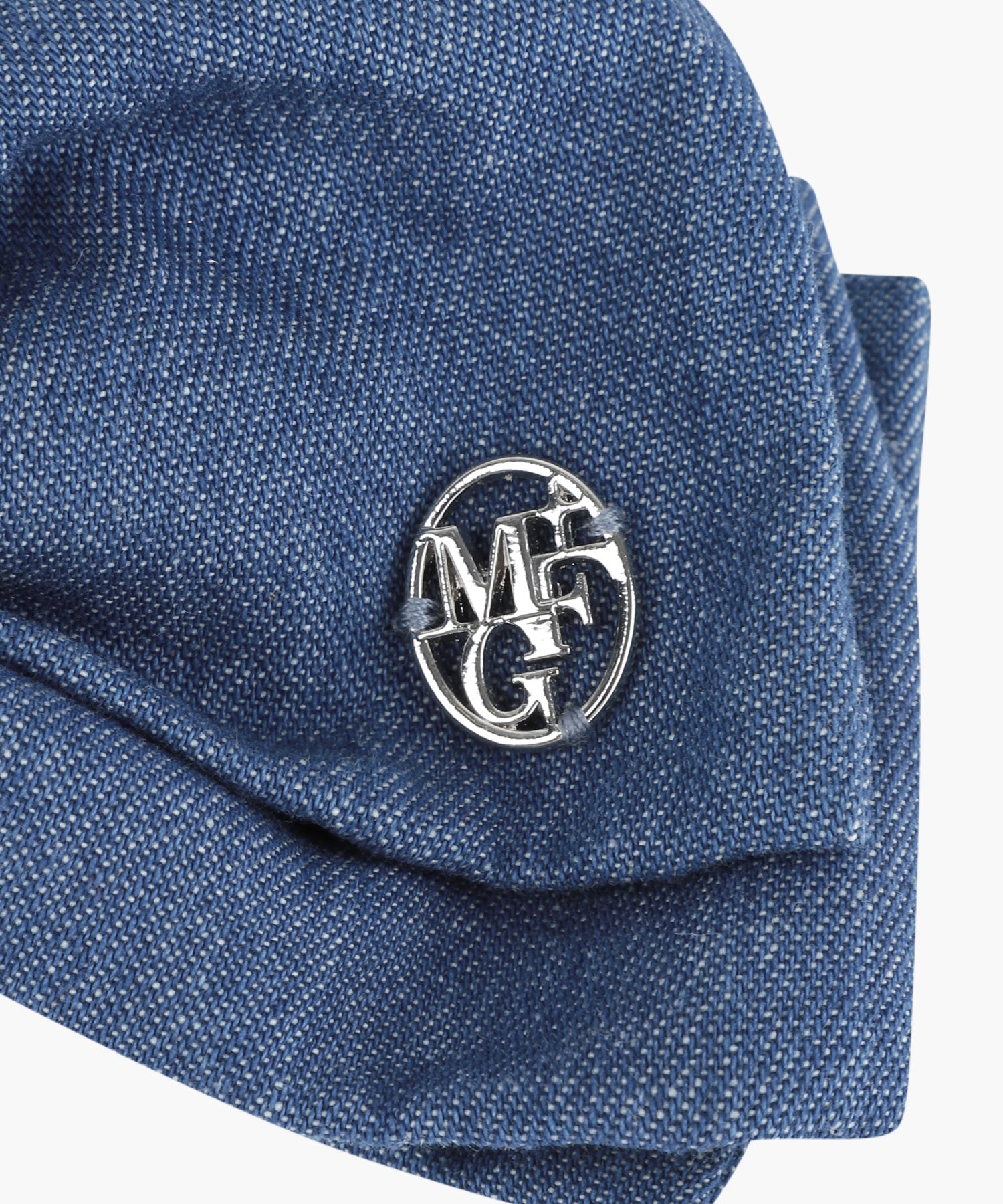 CIRCLE LOGO RIBBON HAIR CLIP