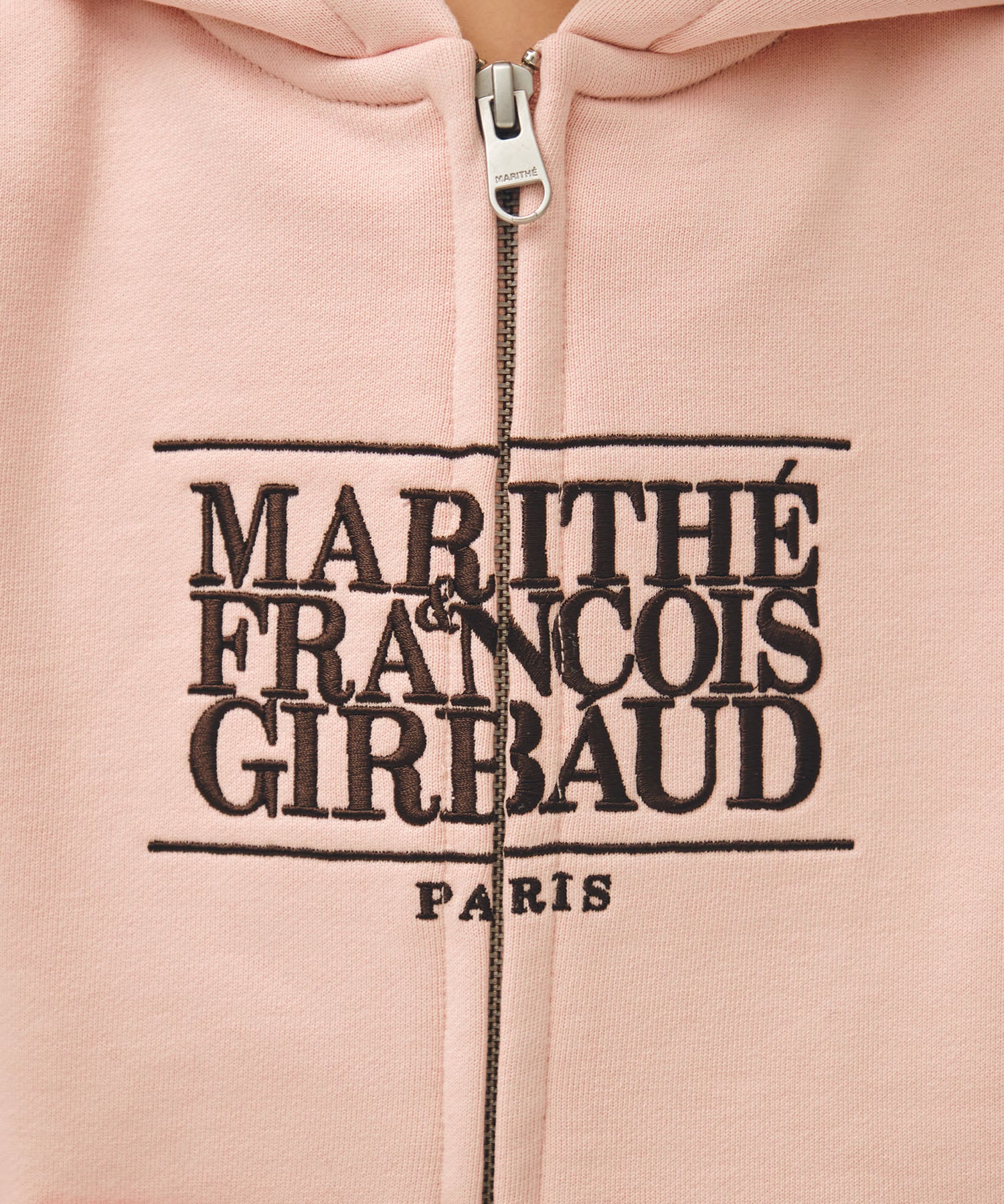 KIDS CLASSIC LOGO EMBROIDERY HOODIE ZIP-UP