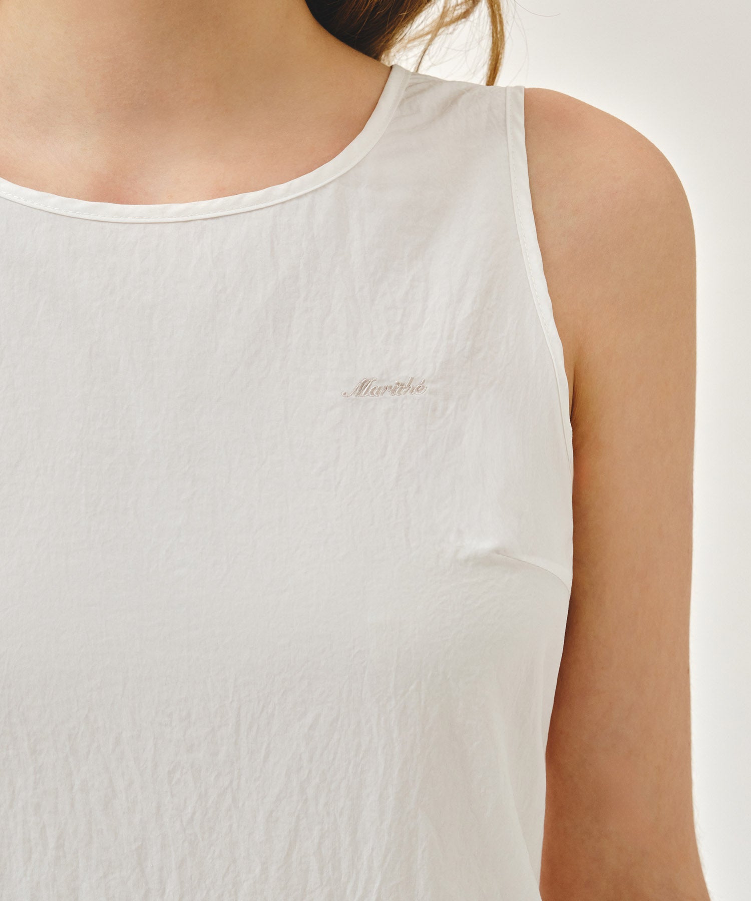 W SOFT SLEEVELESS LONG DRESS