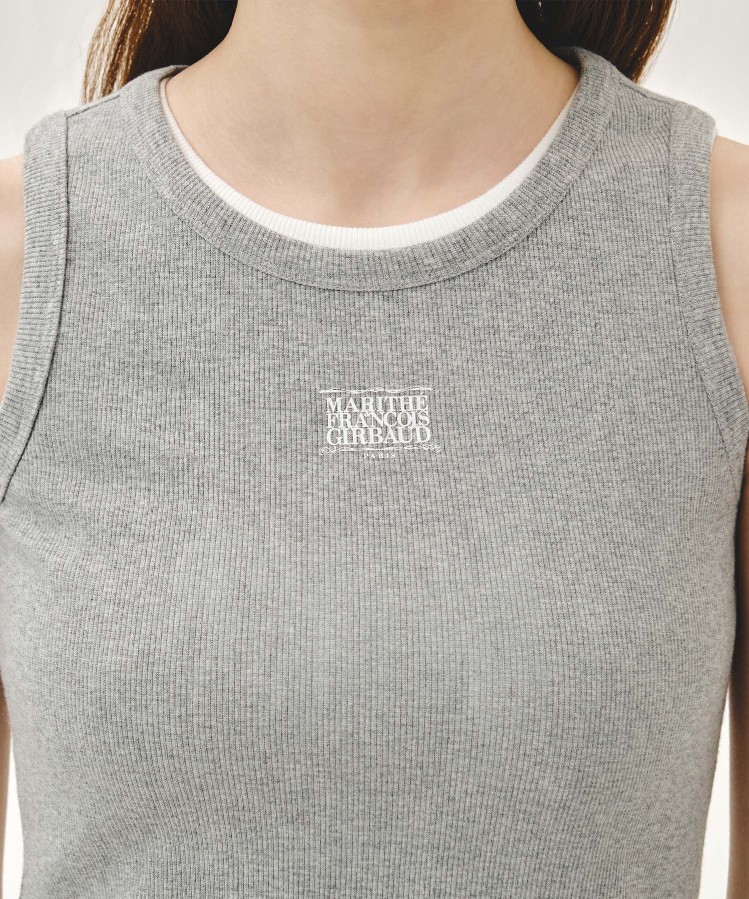 W RIBBON CLASSIC LOGO SLEEVELESS