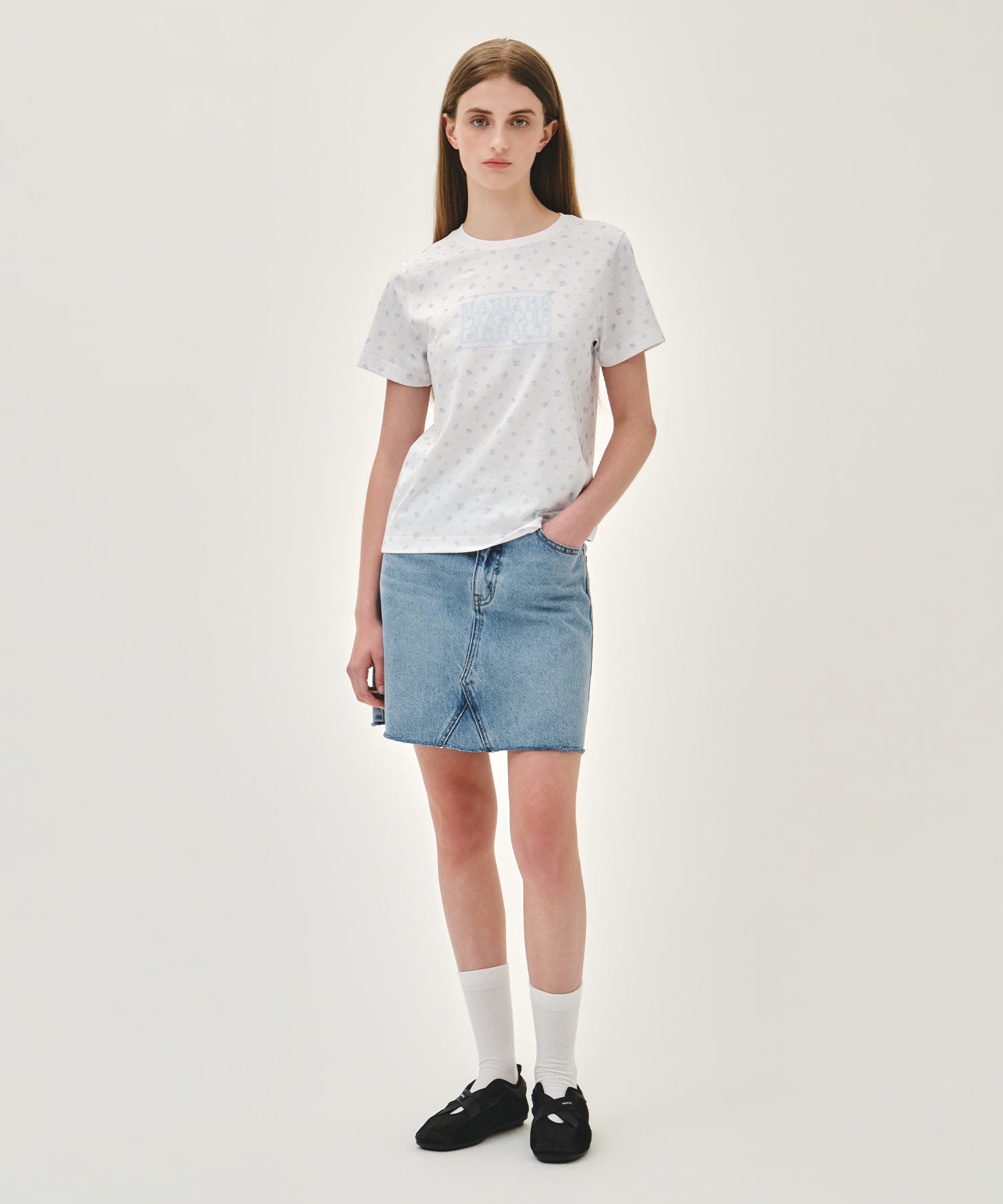 W CLASSIC LOGO TEE