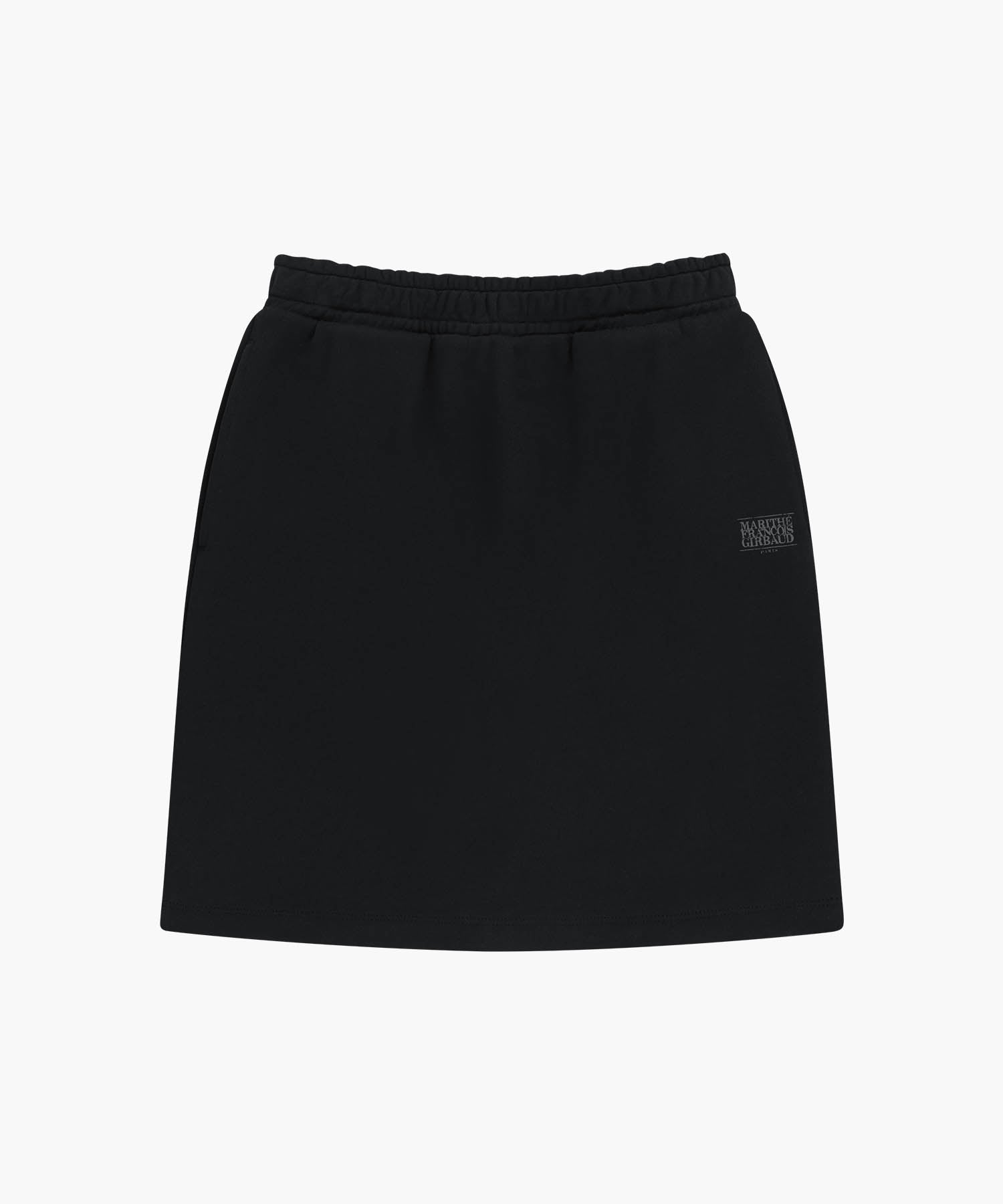 W VINTAGE CLASSIC LOGO SWEAT MINI SKIRT