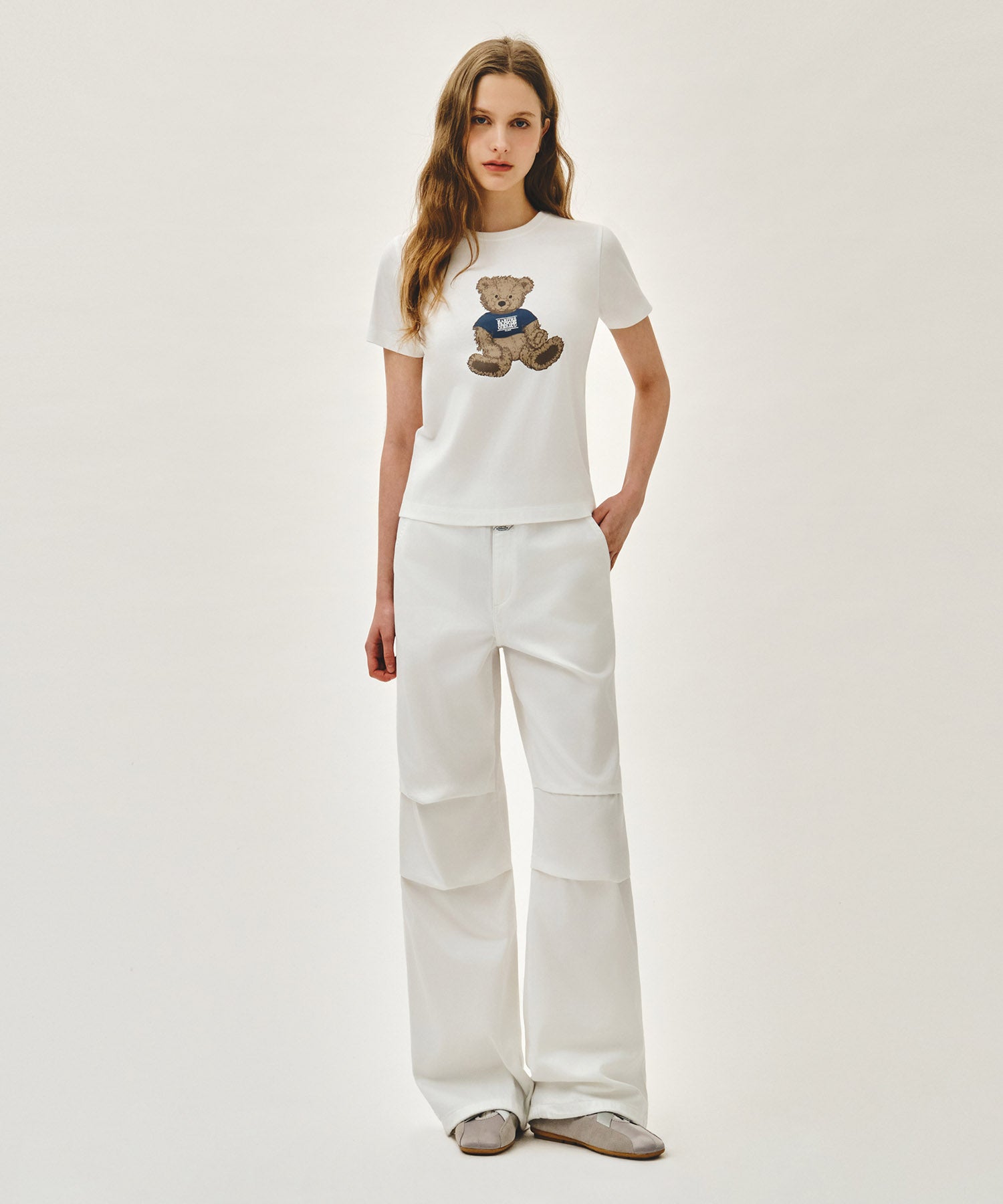 W DOODLE BEAR TEE