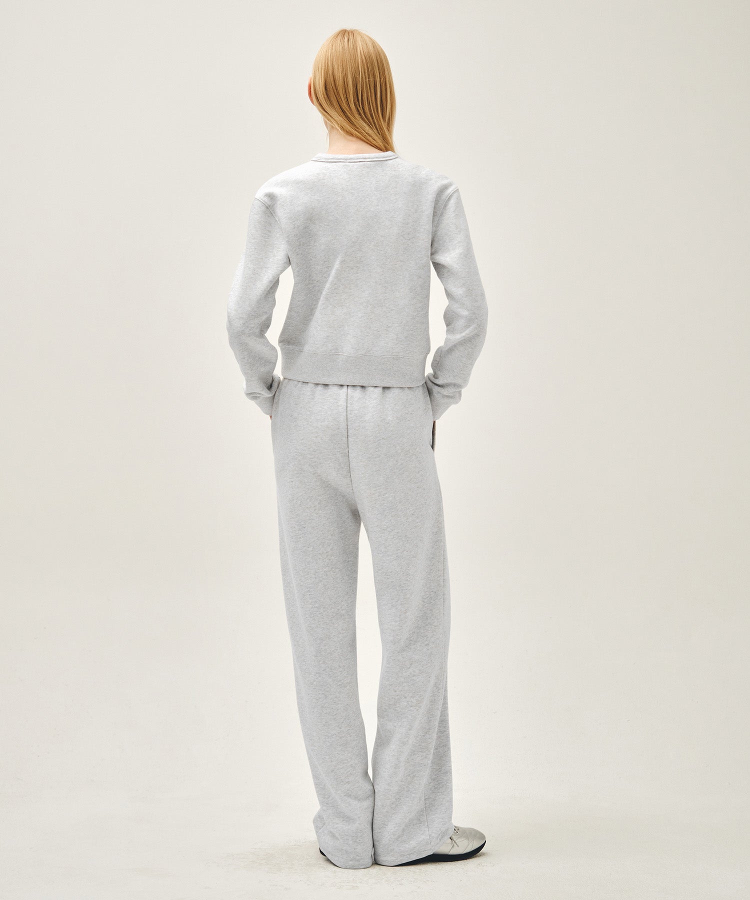 W BASIC FOLD-OVER SWEAT PANTS
