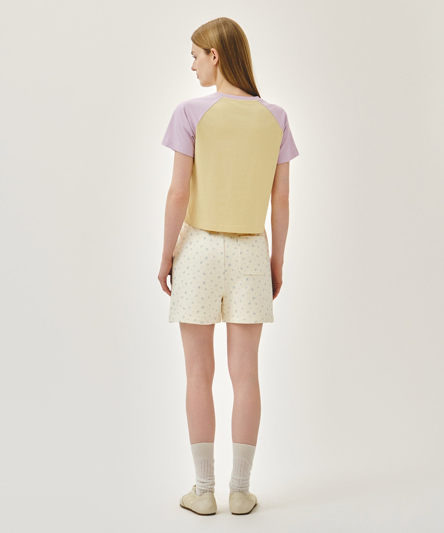 W VINTAGE CLASSIC LOGO SWEAT SHORTS