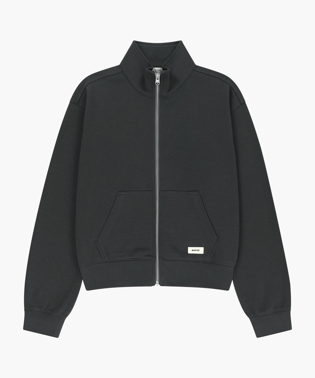 W BASIC HIGH NECK ZIPUP