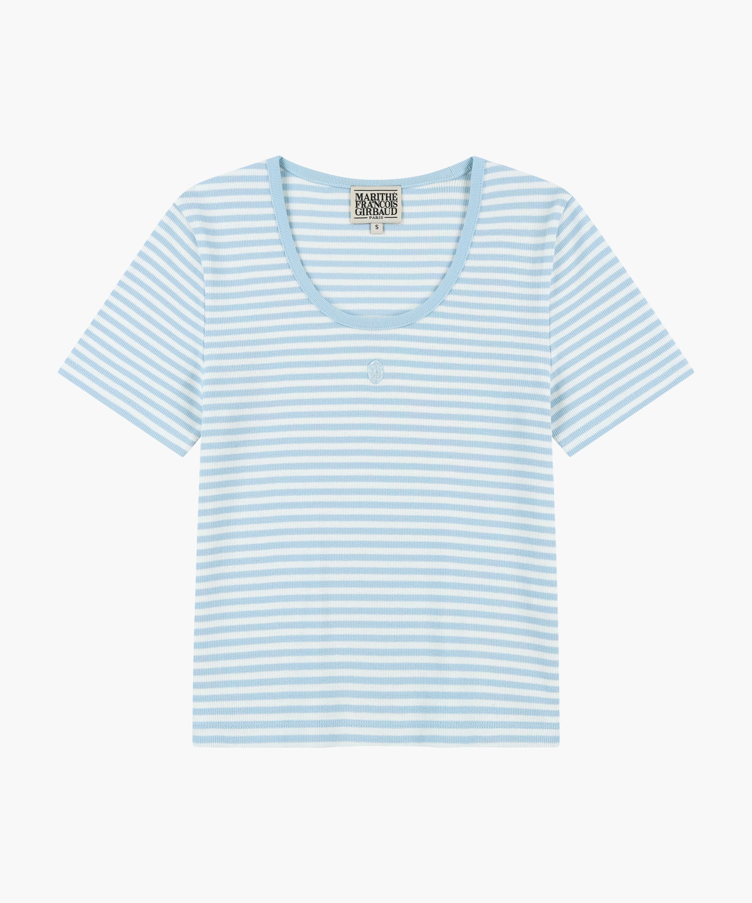 W DEEP NECK RINGER TEE
