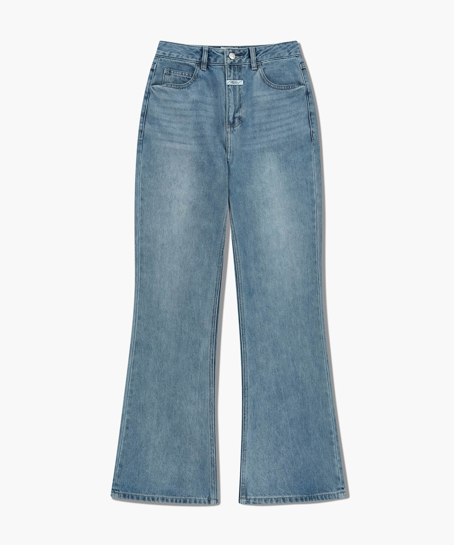 W SLIM BOOT-CUT DENIM PANTS