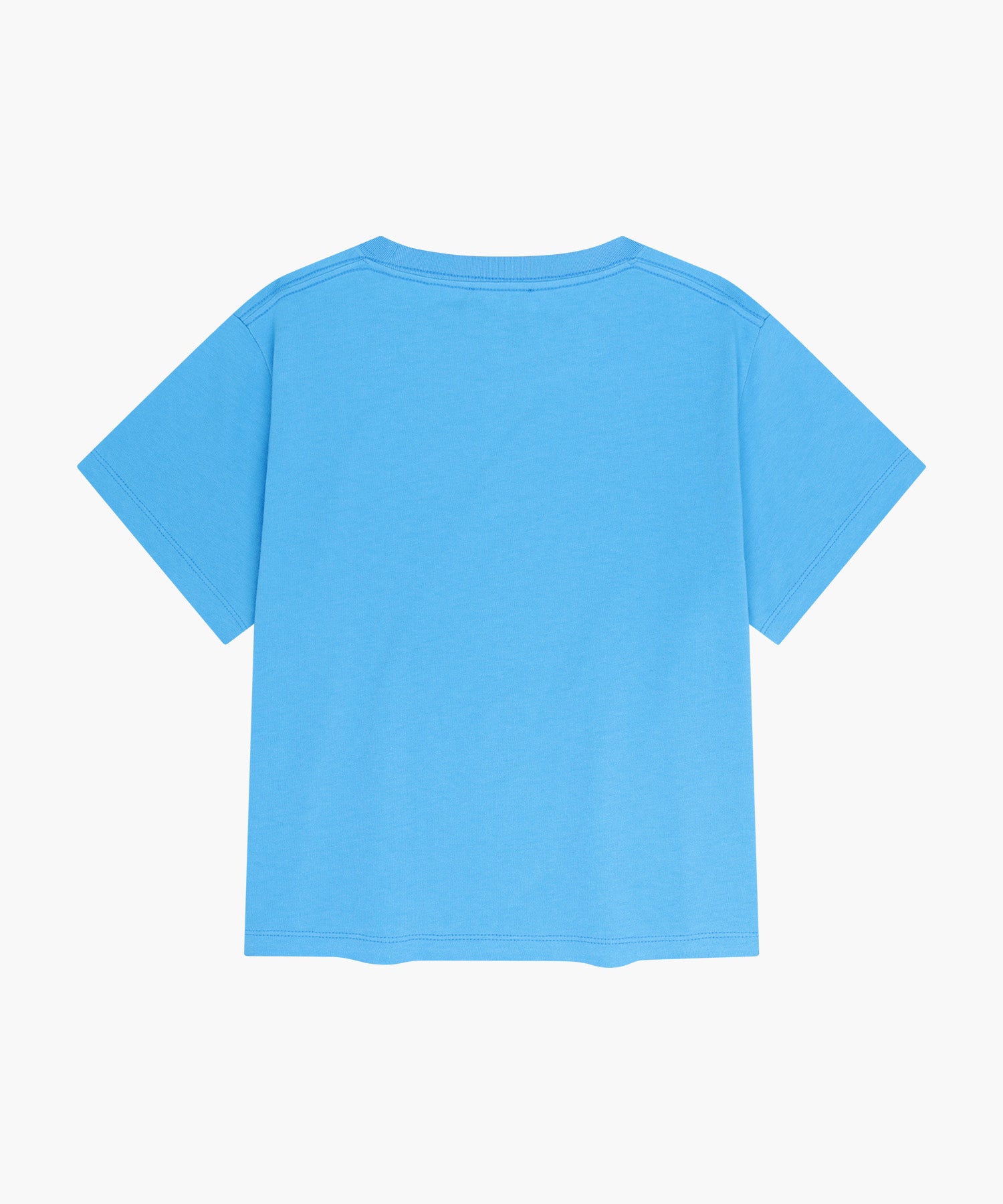 W FRENCH GRAPHIC CROP TEE