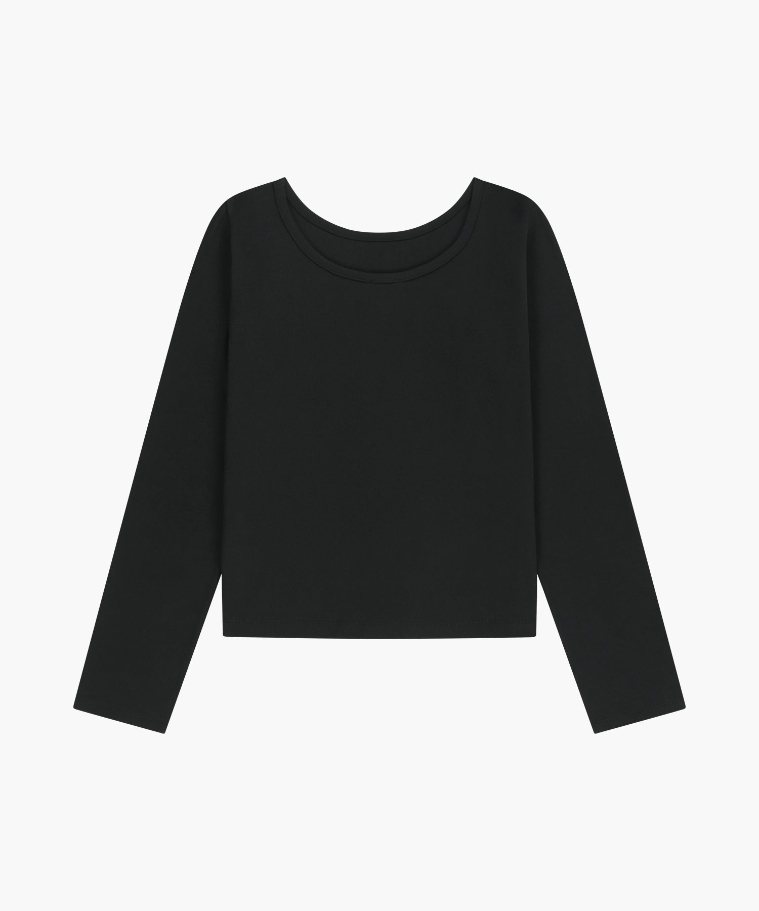 W BASIC SCOOP BACK LONG SLEEVE