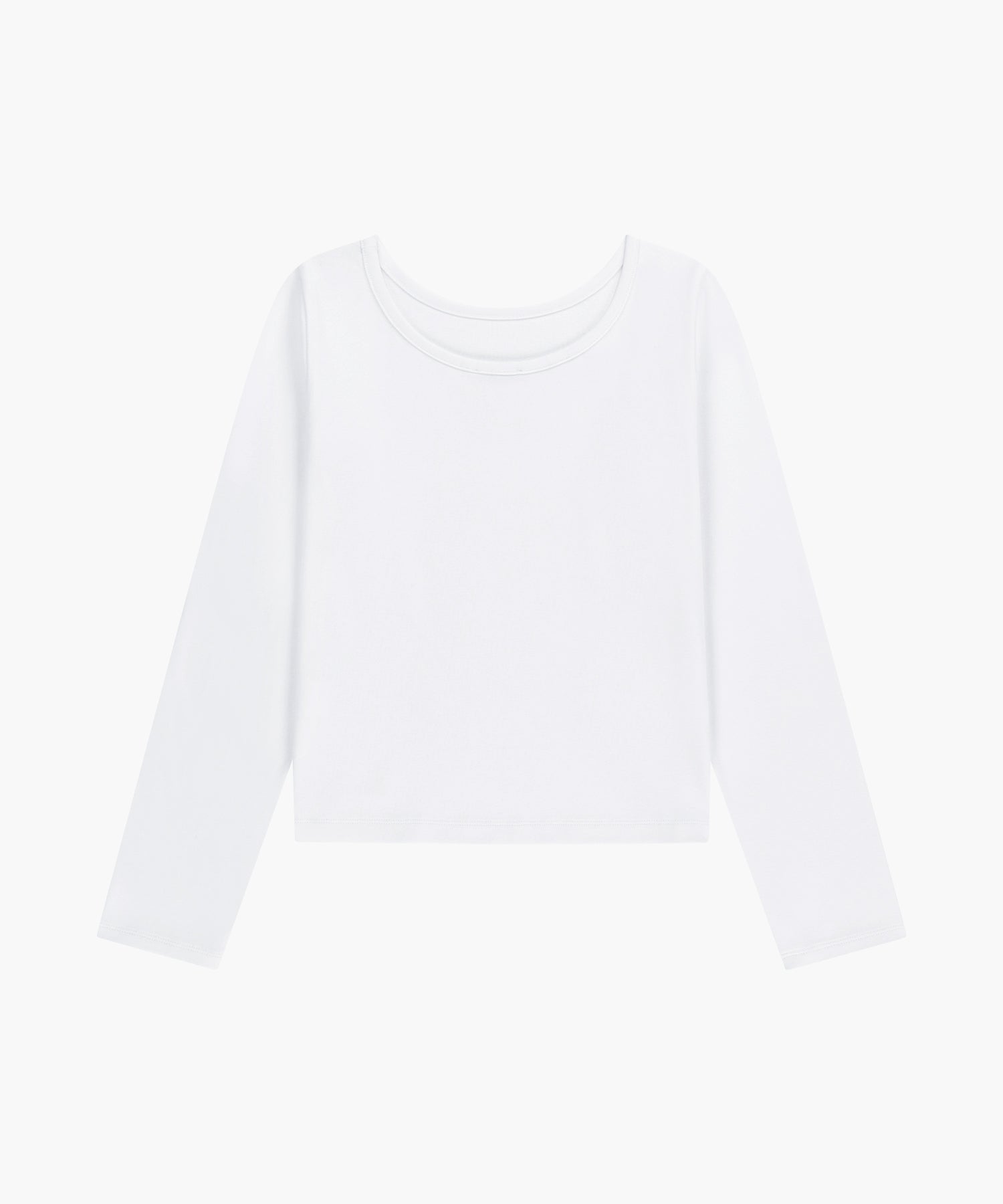 W BASIC SCOOP BACK LONG SLEEVE