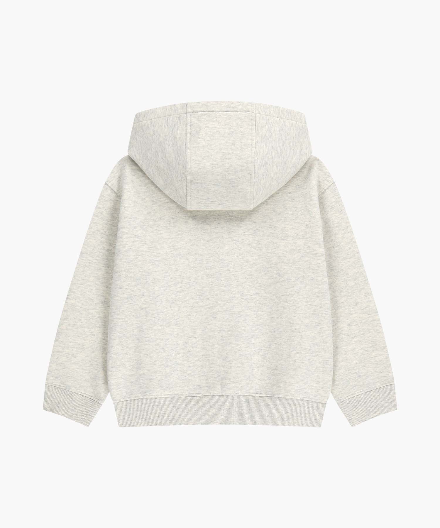 KIDS CLASSIC LOGO EMBROIDERY HOODIE ZIP-UP