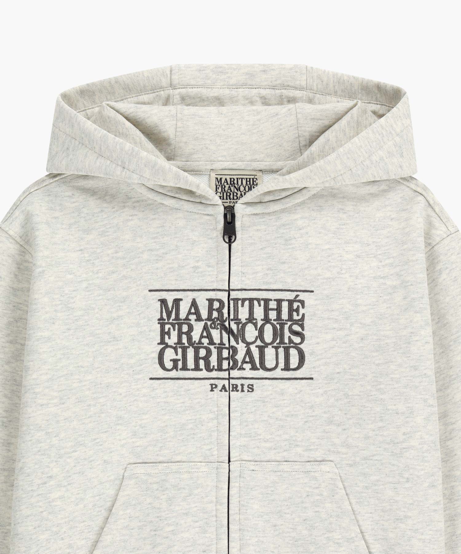 KIDS CLASSIC LOGO EMBROIDERY HOODIE ZIP-UP