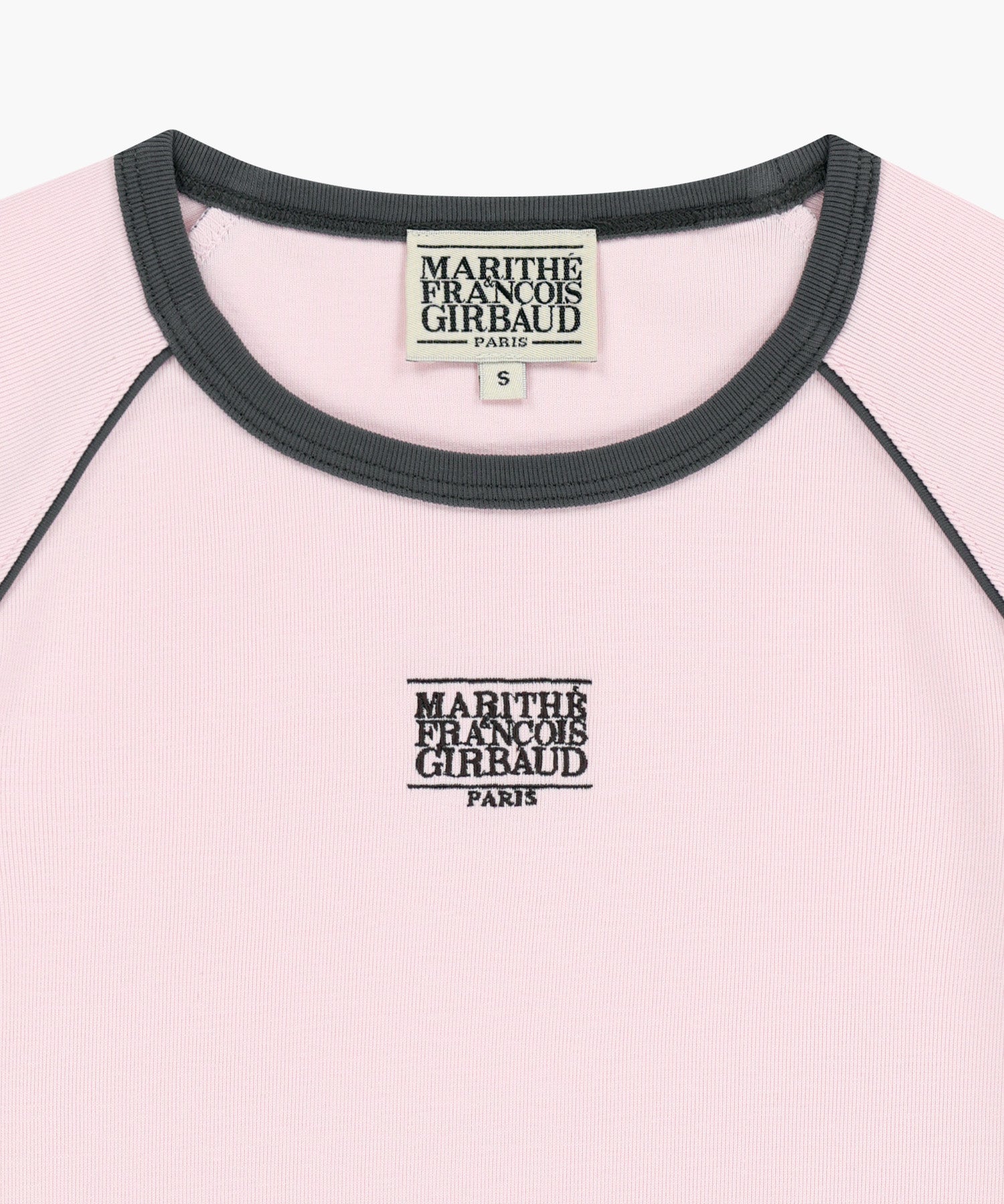 W AEROCOOL SMALL CLASSIC LOGO SLIM RINGER TEE