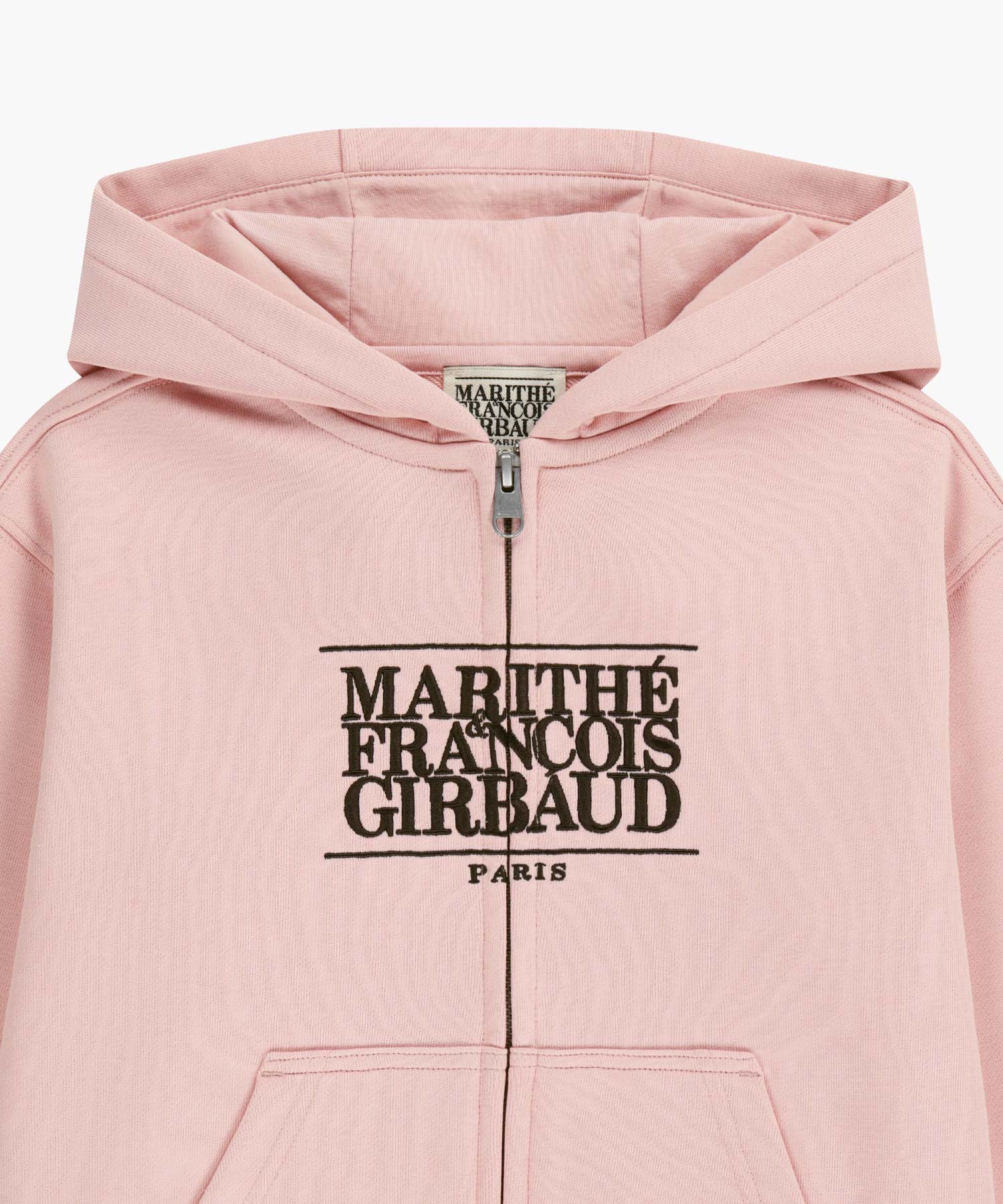 KIDS CLASSIC LOGO EMBROIDERY HOODIE ZIP-UP