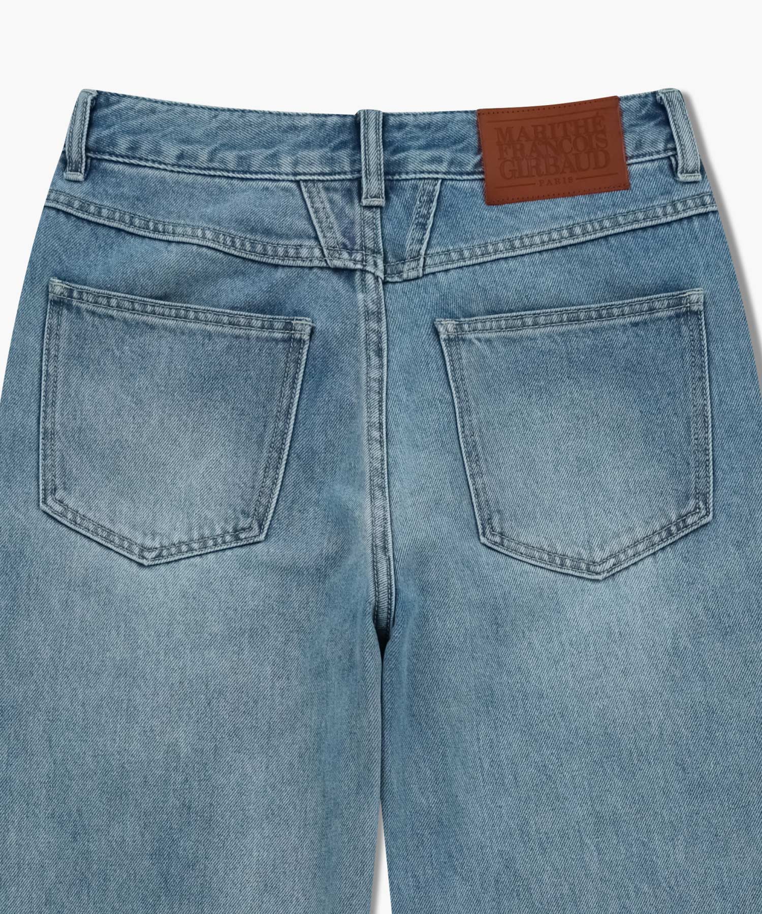 W SLIM BOOT-CUT DENIM PANTS