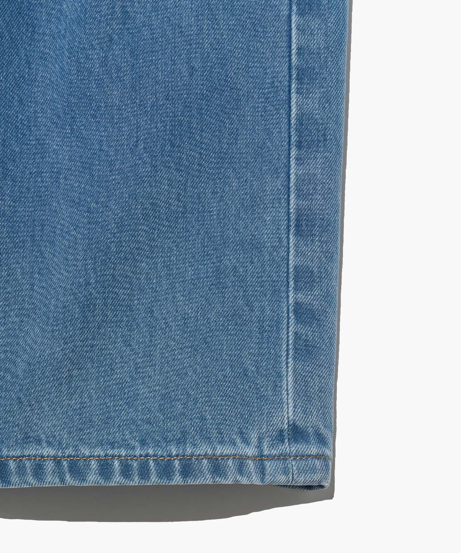 W LONG BERMUDA DENIM PANTS