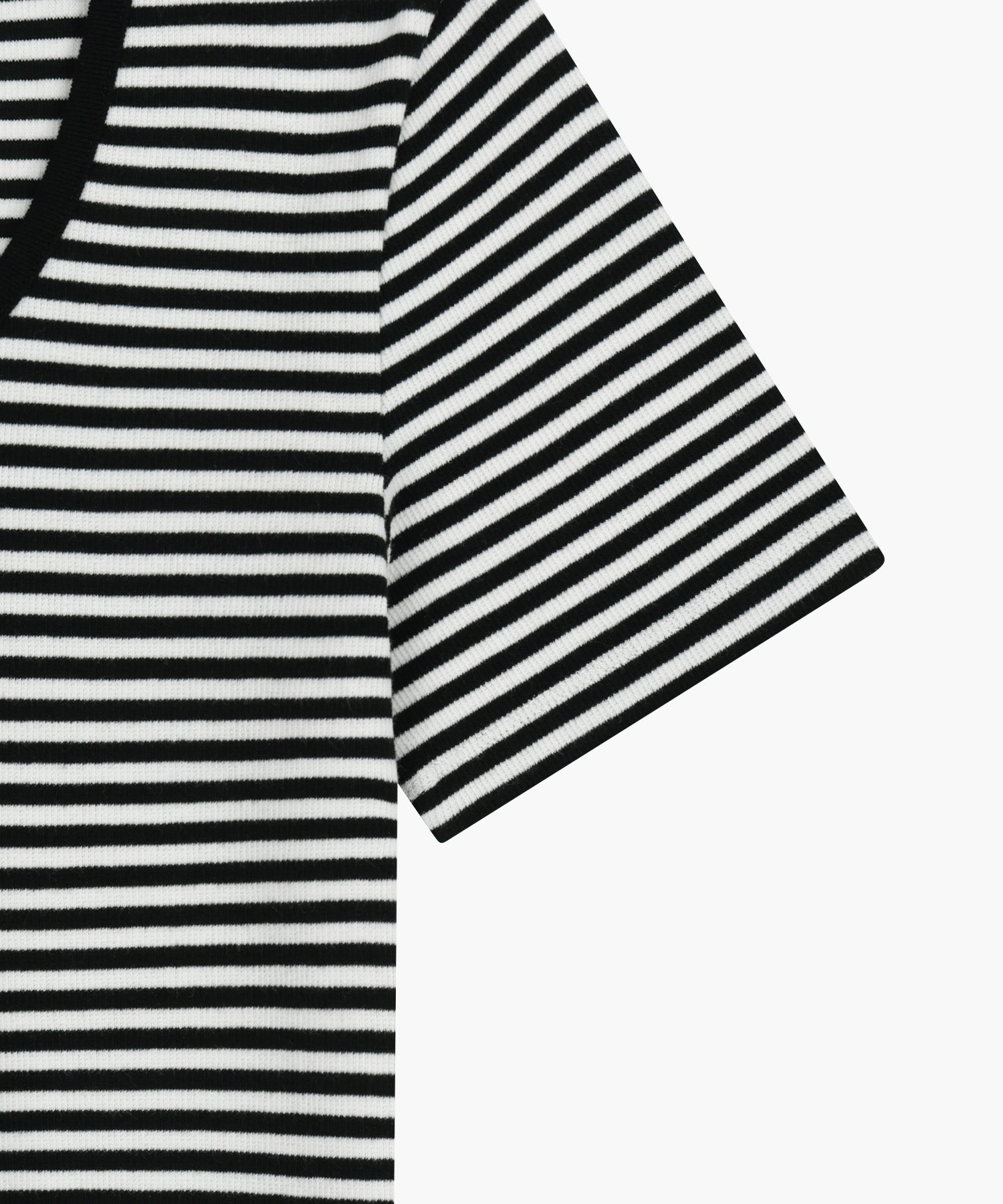 W DEEP NECK RINGER TEE