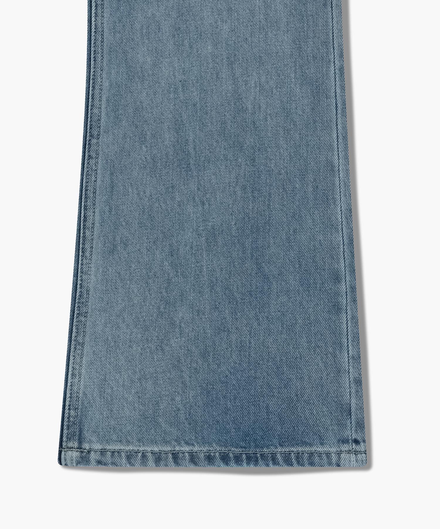 W SLIM BOOT-CUT DENIM PANTS