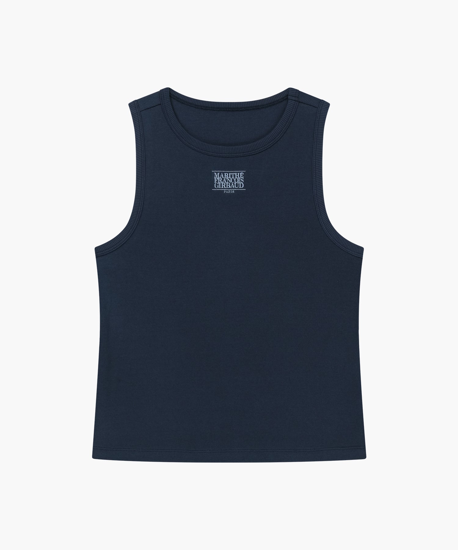 W SMALL CLASSIC LOGO ONE SHOULDER LAYERED TEE
