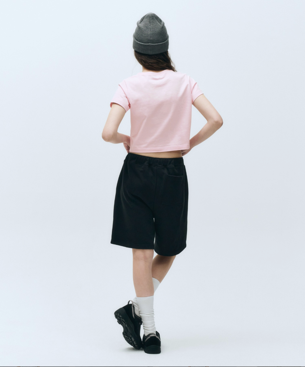 W CLASSIC LOGO CROP TEE