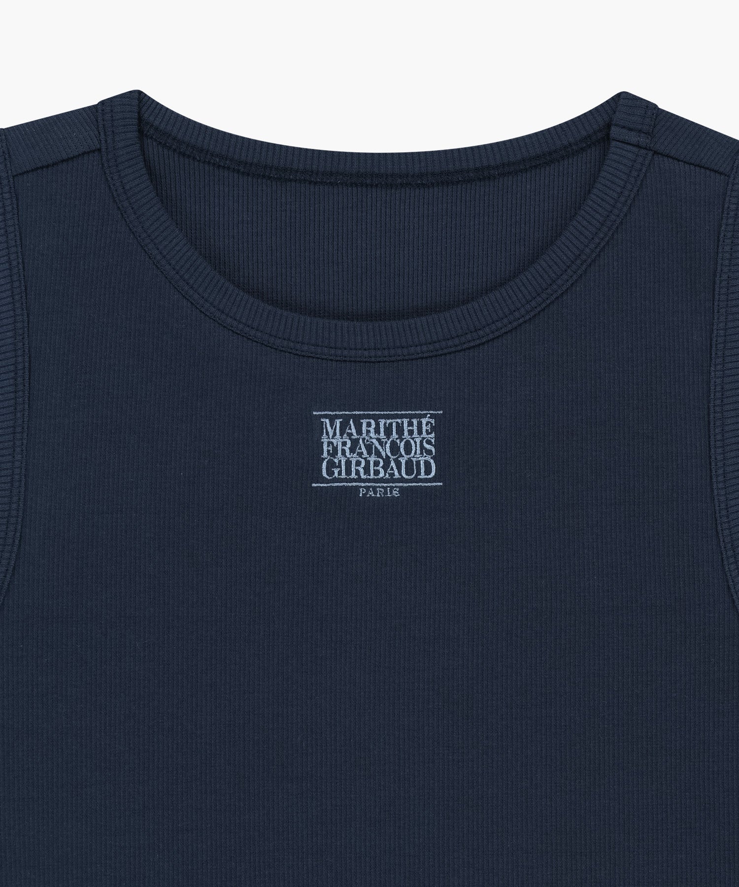 W SMALL CLASSIC LOGO ONE SHOULDER LAYERED TEE