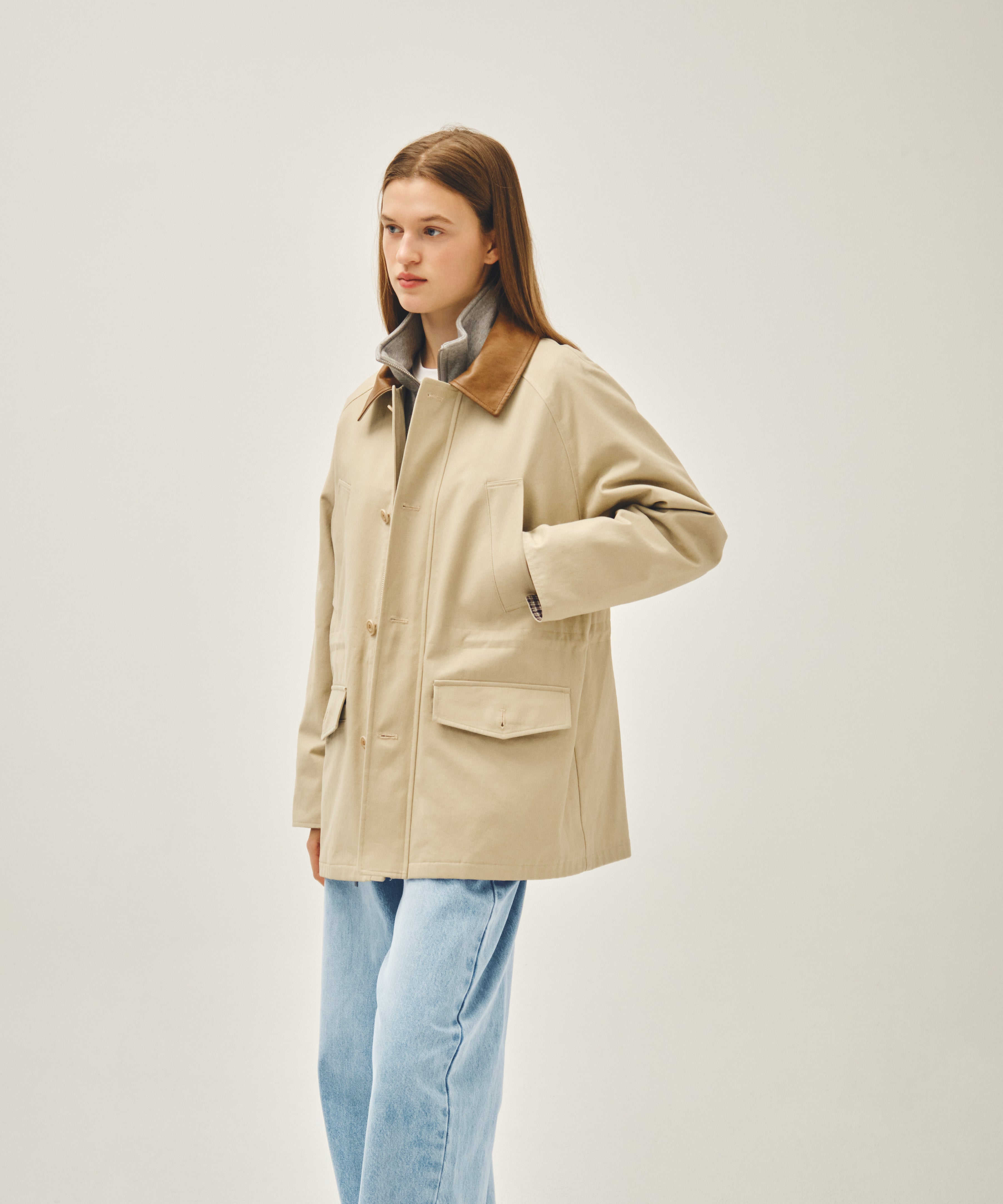 COTTON WASHED HUNTING JACKET