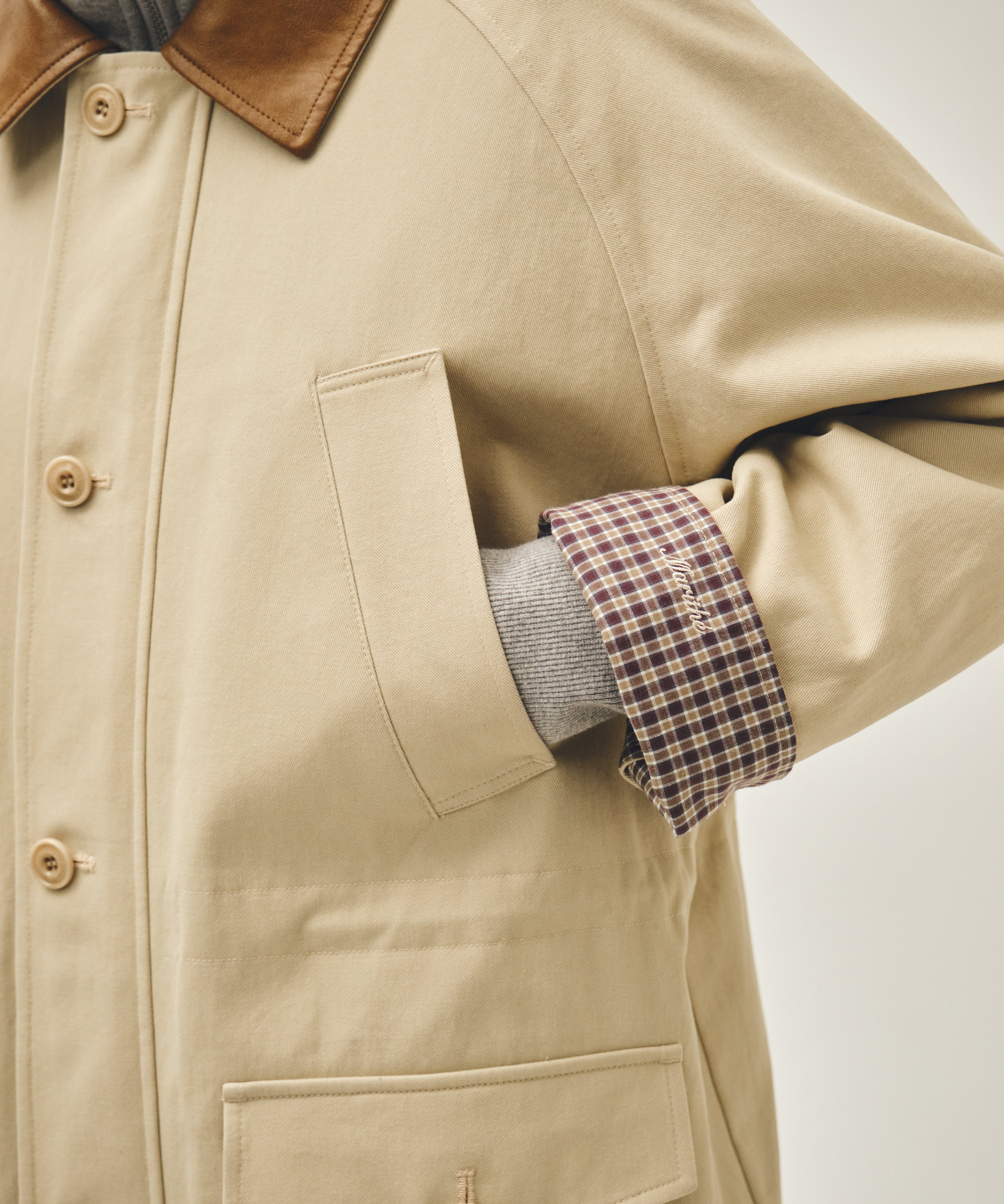 COTTON WASHED HUNTING JACKET