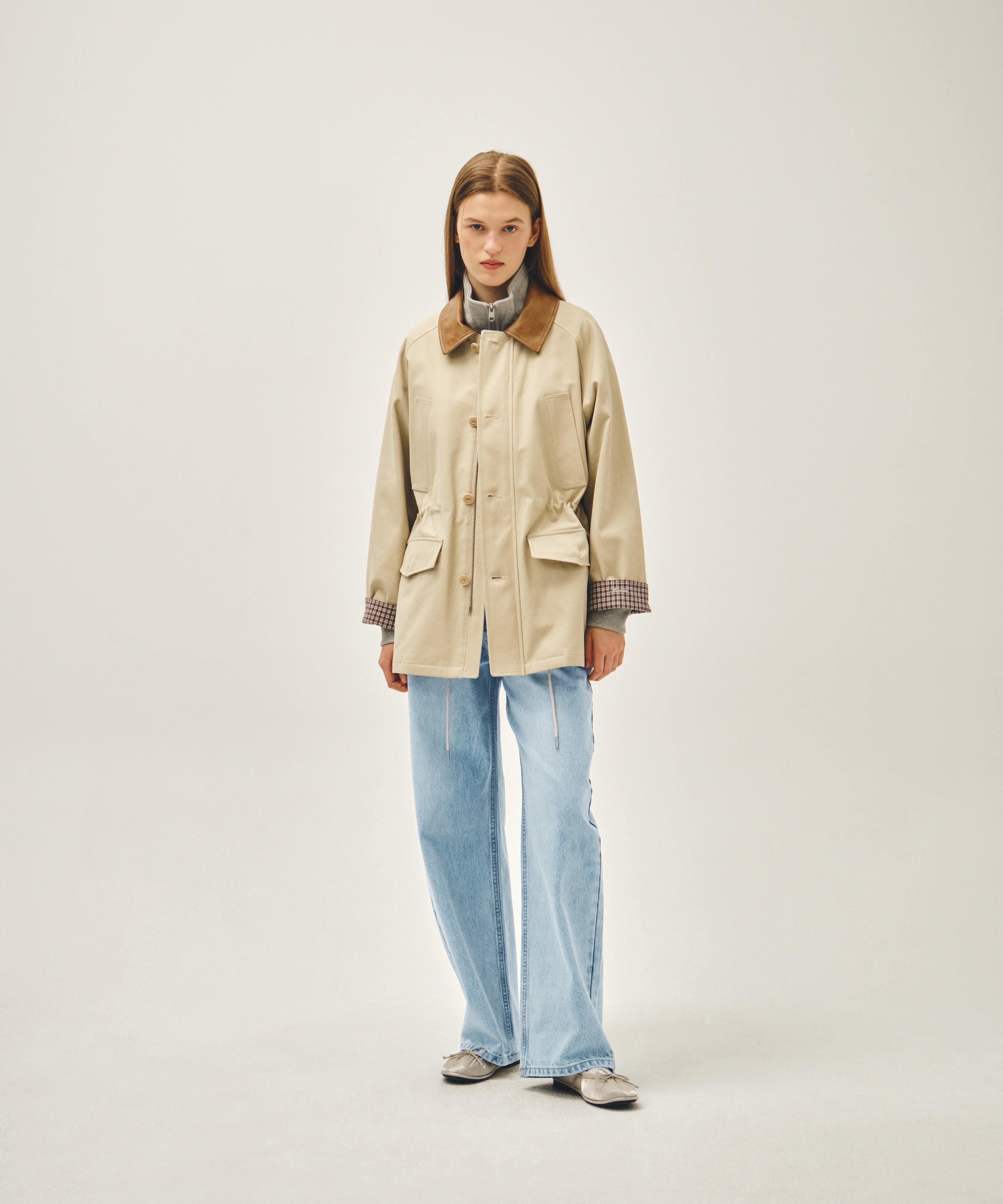 COTTON WASHED HUNTING JACKET