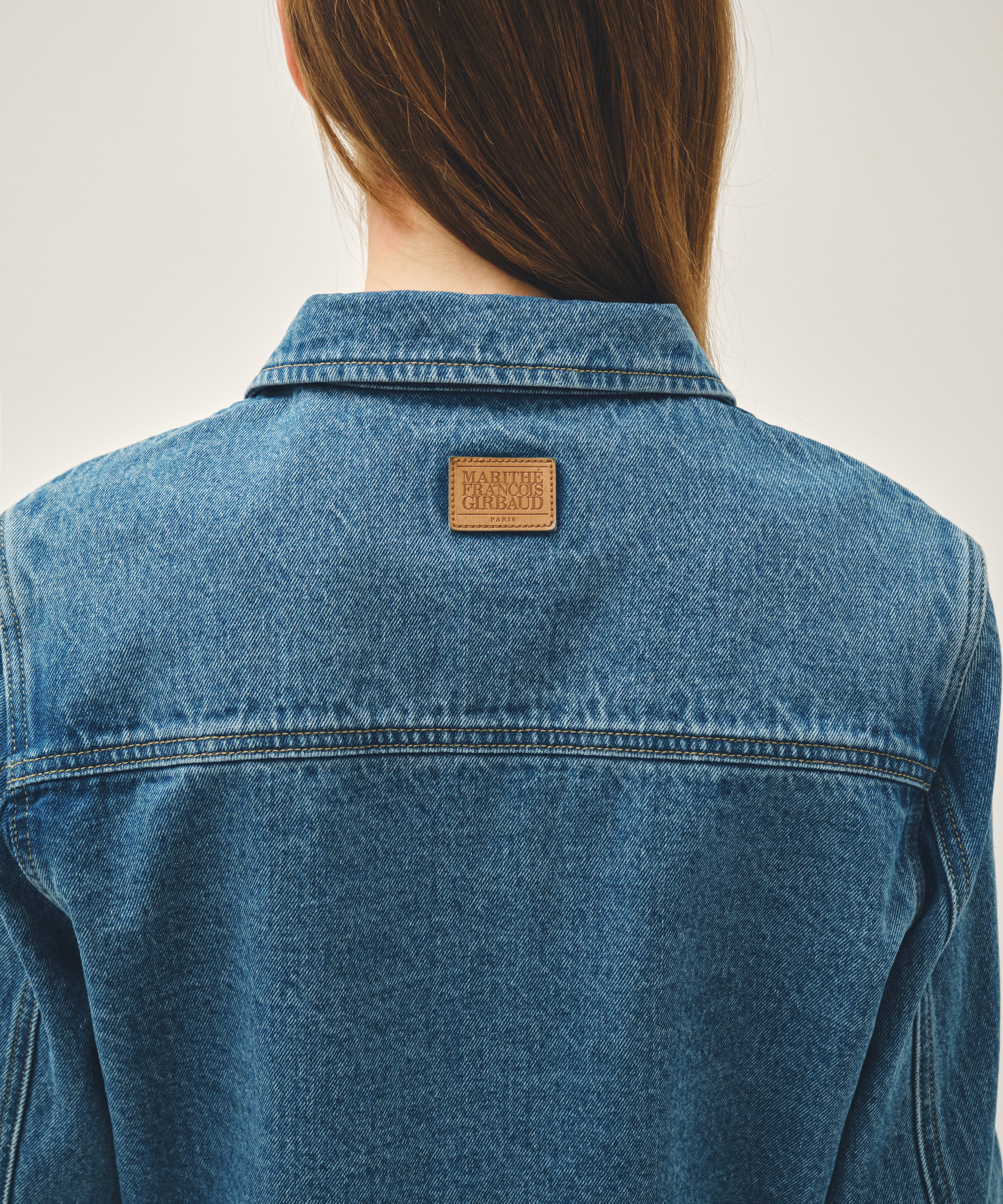 W CROP DENIM BLOUSON JACKET