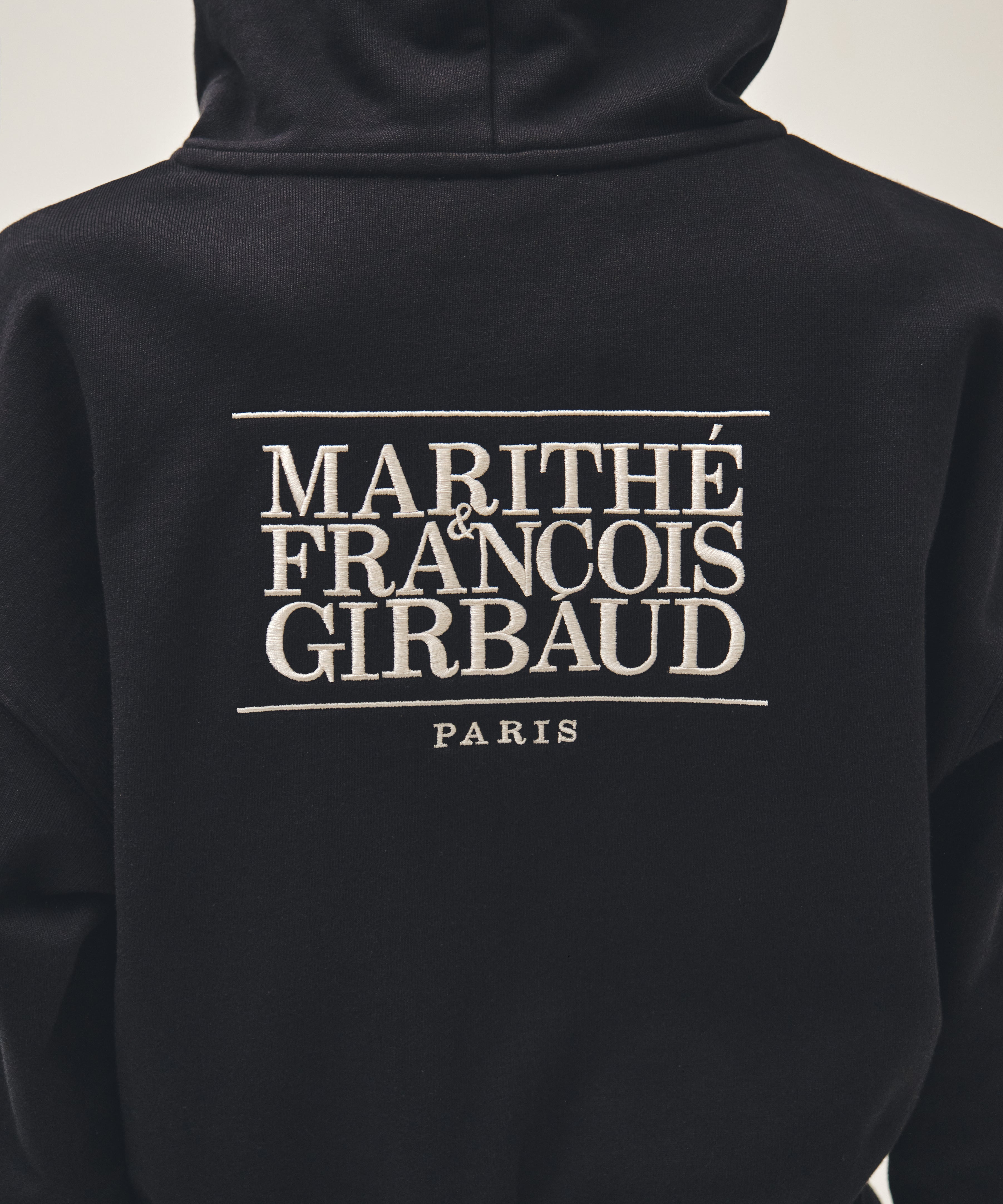 W BACK CLASSIC LOGO CROP HOODIE ZIPUP