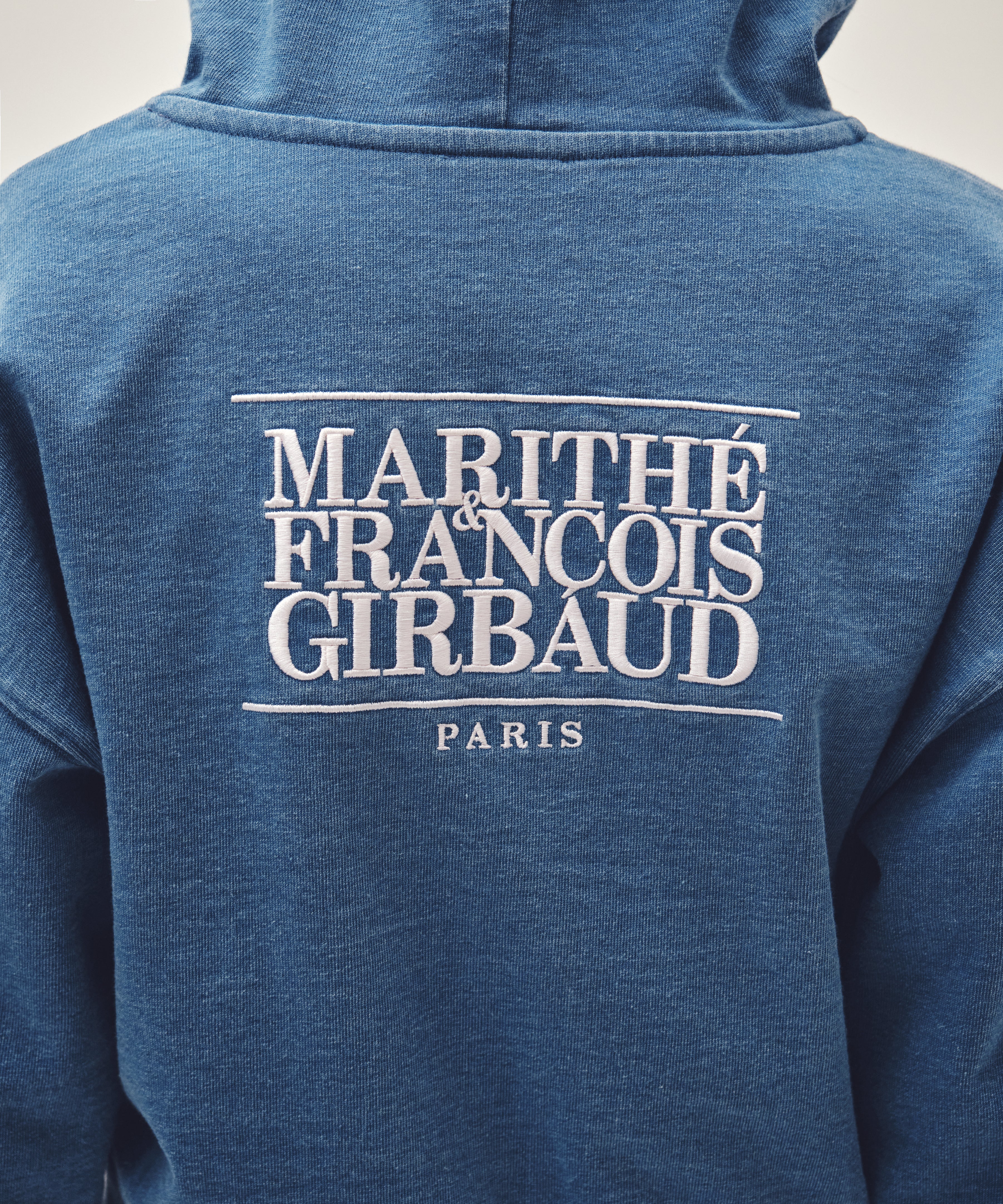 W BACK CLASSIC LOGO CROP HOODIE ZIPUP